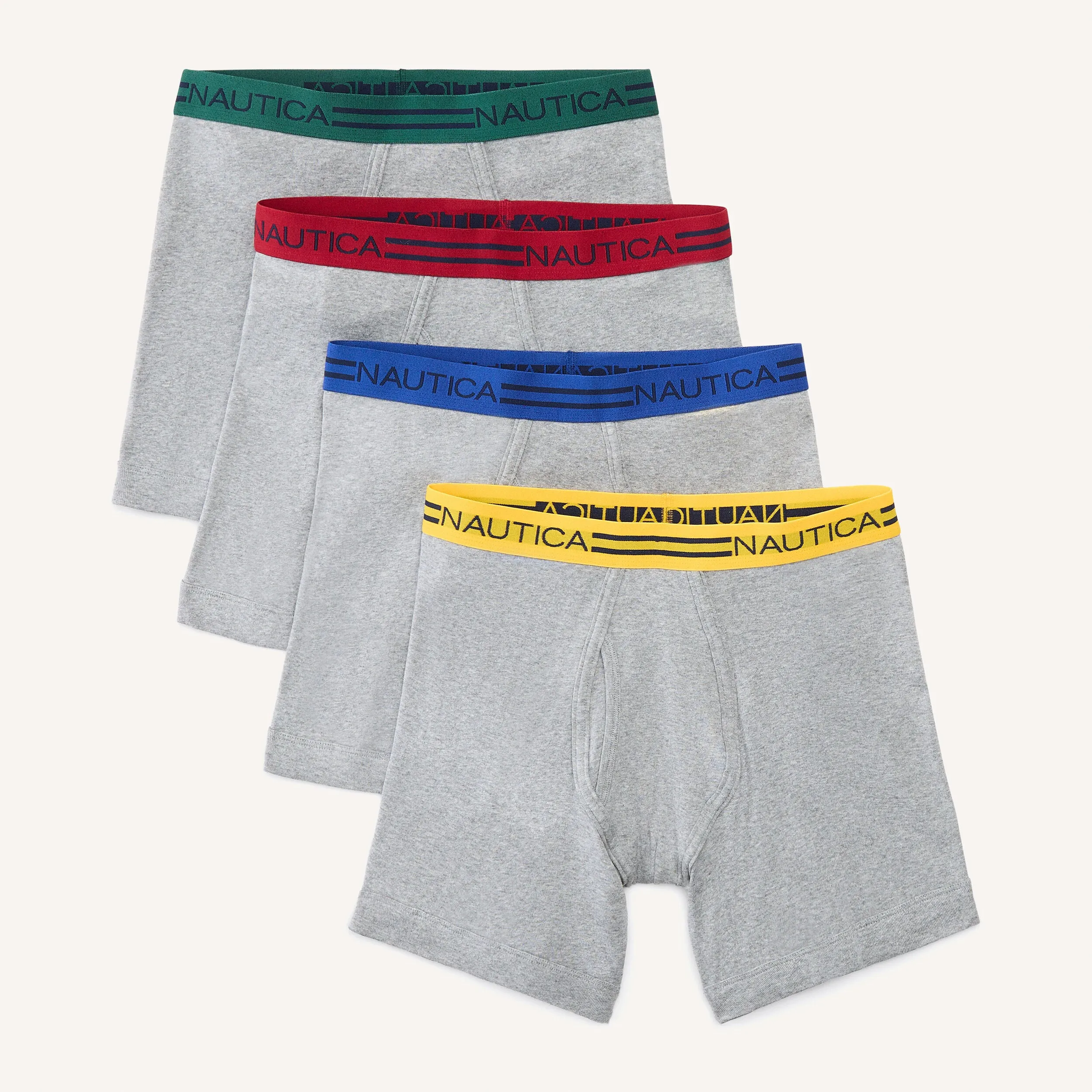 Nautica Boxers Coton Homme, Lot de 4
