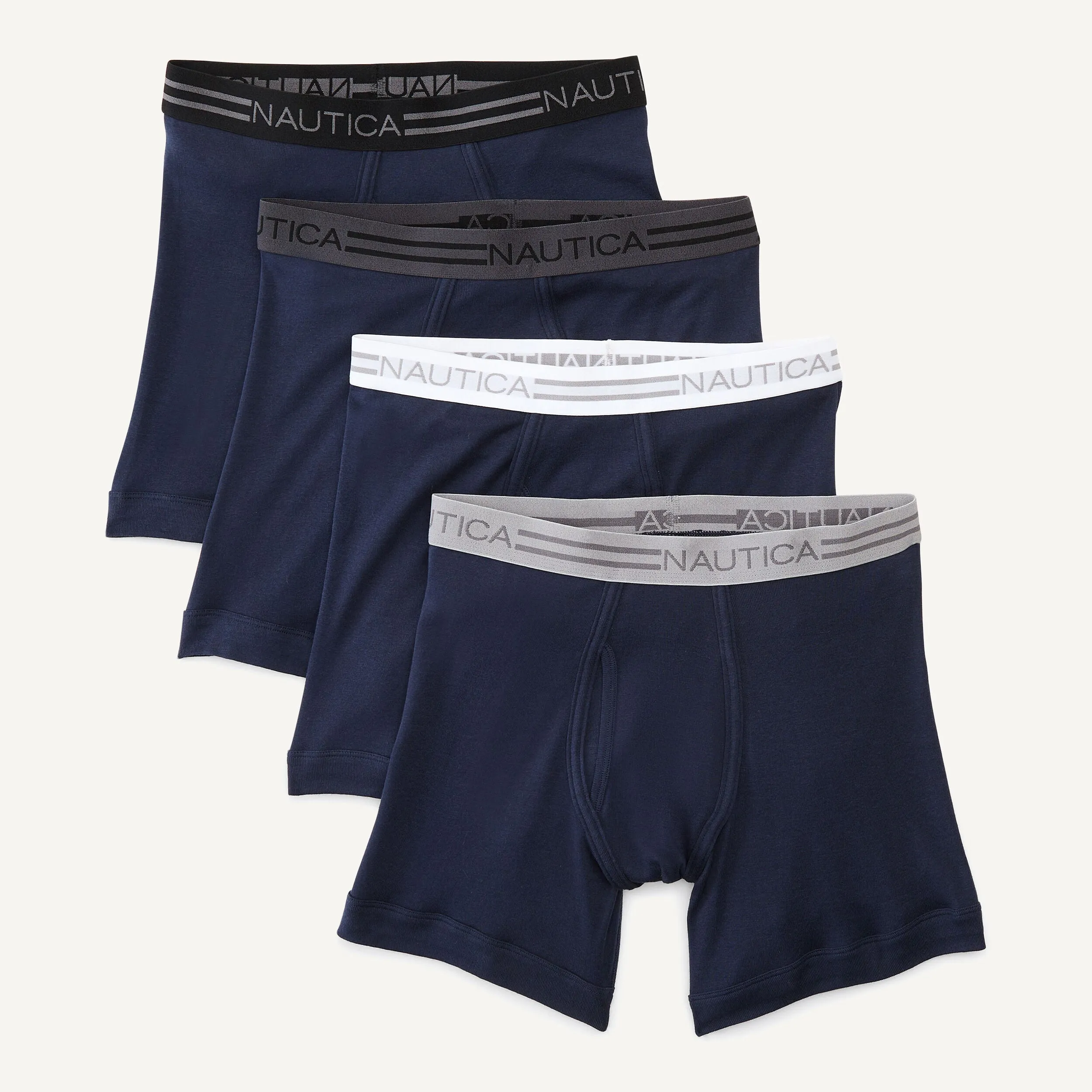 Nautica Boxers Coton Homme, Lot de 4