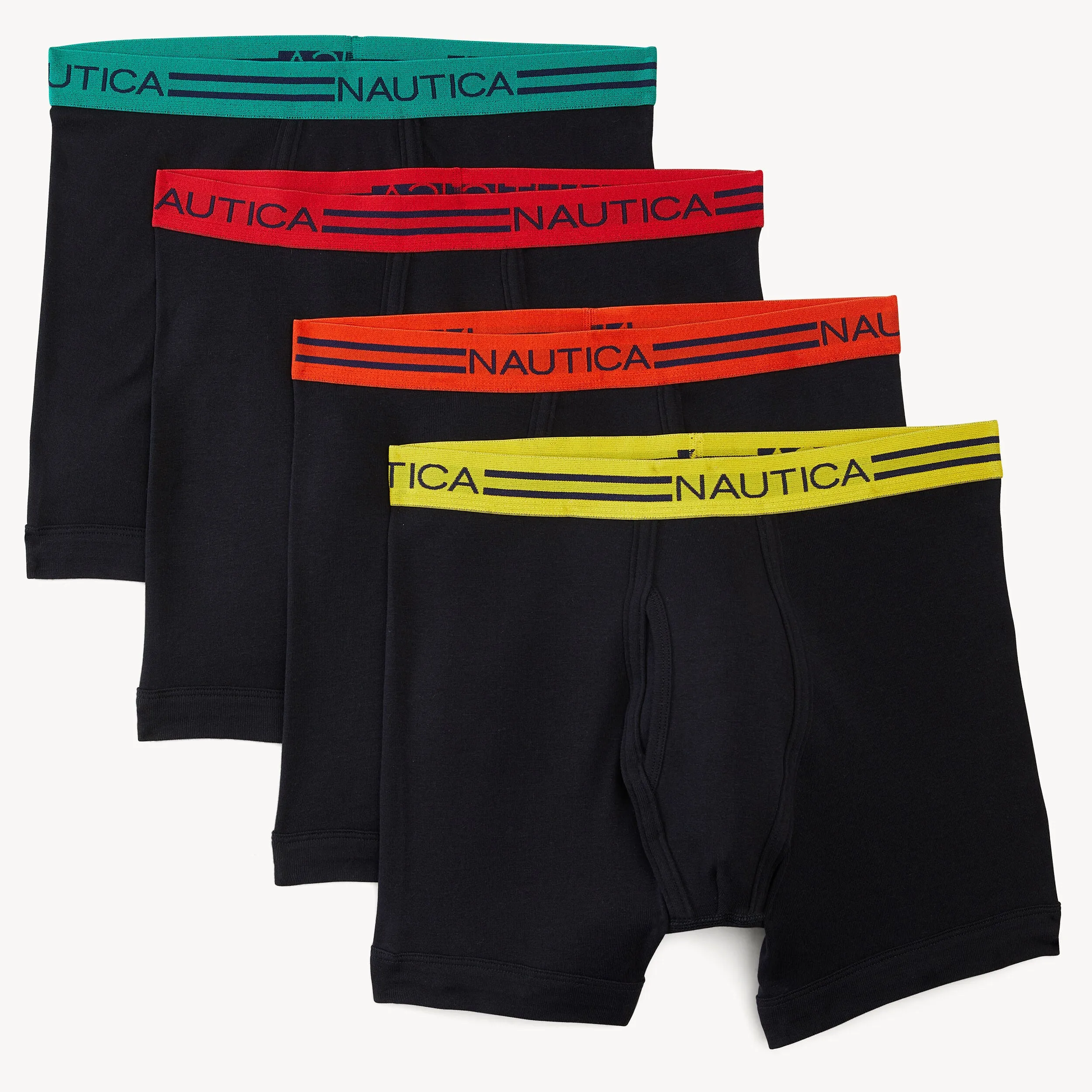 Nautica Boxers Coton Homme, Lot de 4