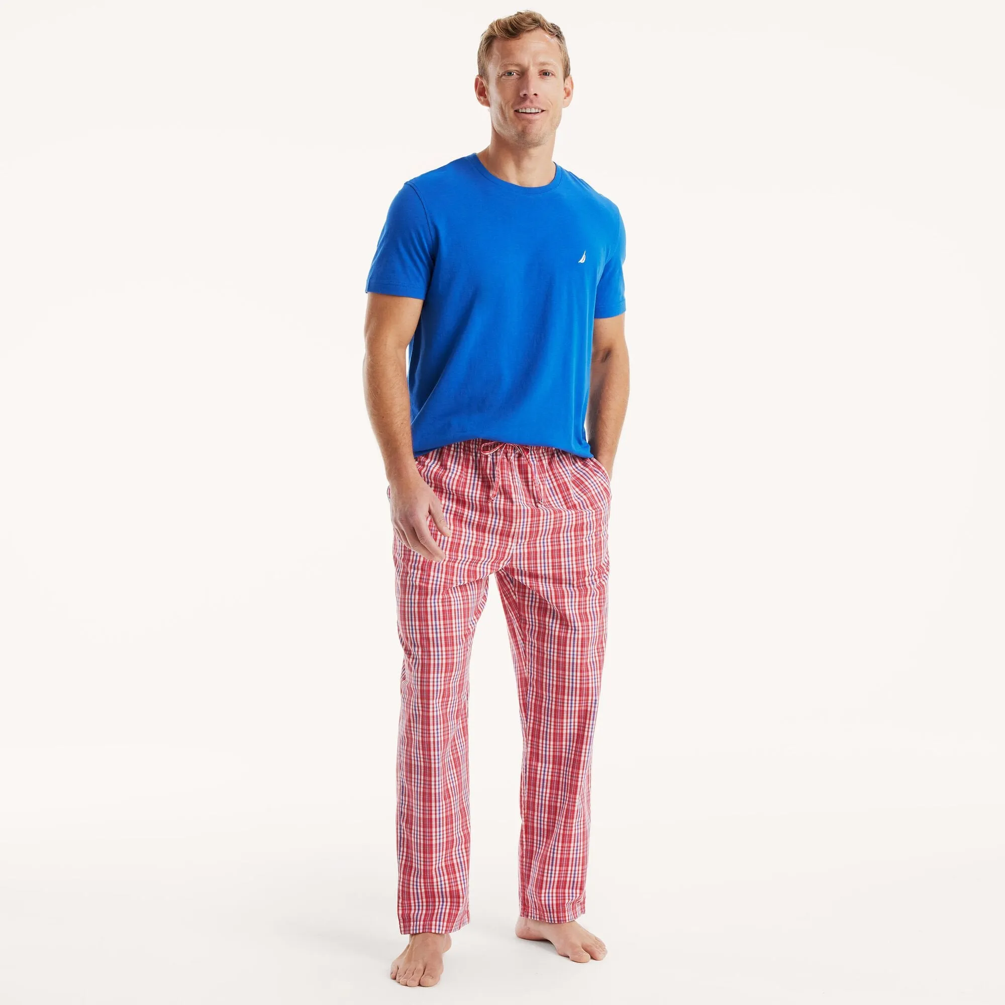 Ensemble de Pyjama à Carreaux pour Homme Nautica