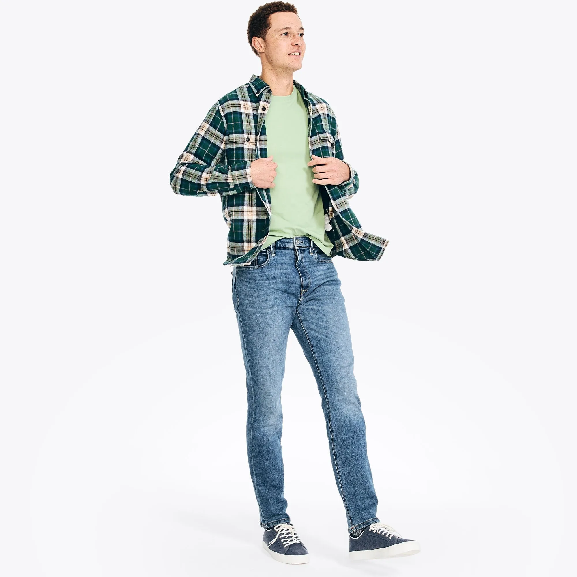 Nautica Jean droit vintage pour homme extensible