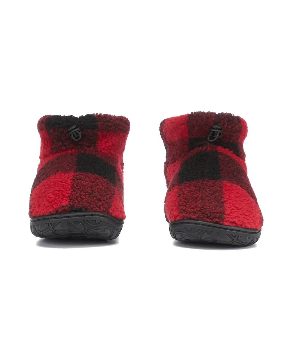 Bottes chaussons Sherpa Neeson à carreaux rouges et noirs