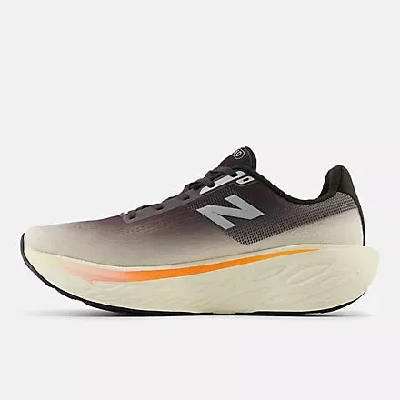 New Balance Chaussure de Sport Homme Fresh Foam X 1080v14 en Ciment Noir avec Angora et Mangue Brûlante