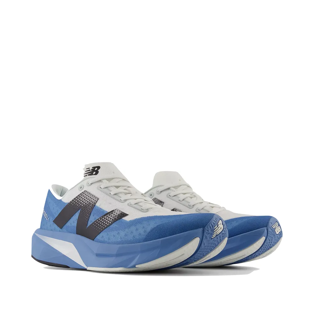 New Balance Hommes FuelCell Rebel v4 en Bleu Laguna/Réflexion/Noir