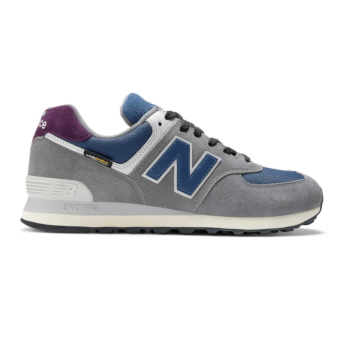 New Balance Hommes U574KGN Gris/Bleu marine
