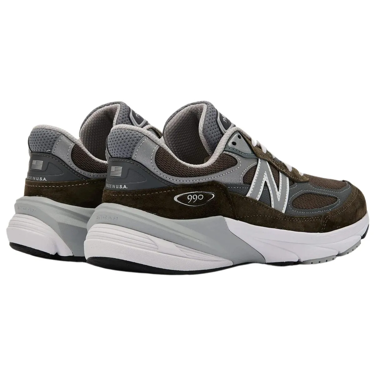 New Balance Hommes U990OG6 Suédine Olive