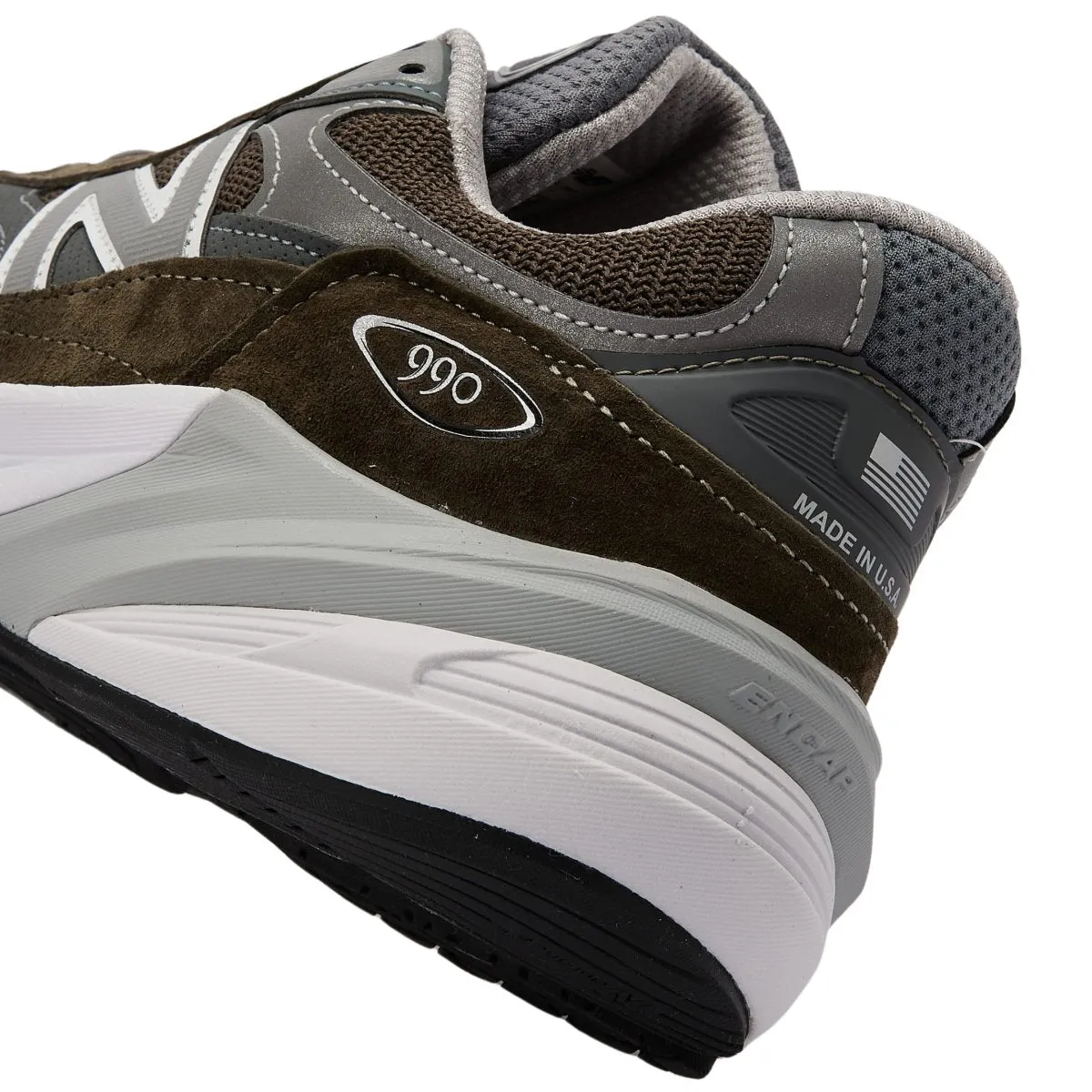 New Balance Hommes U990OG6 Suédine Olive
