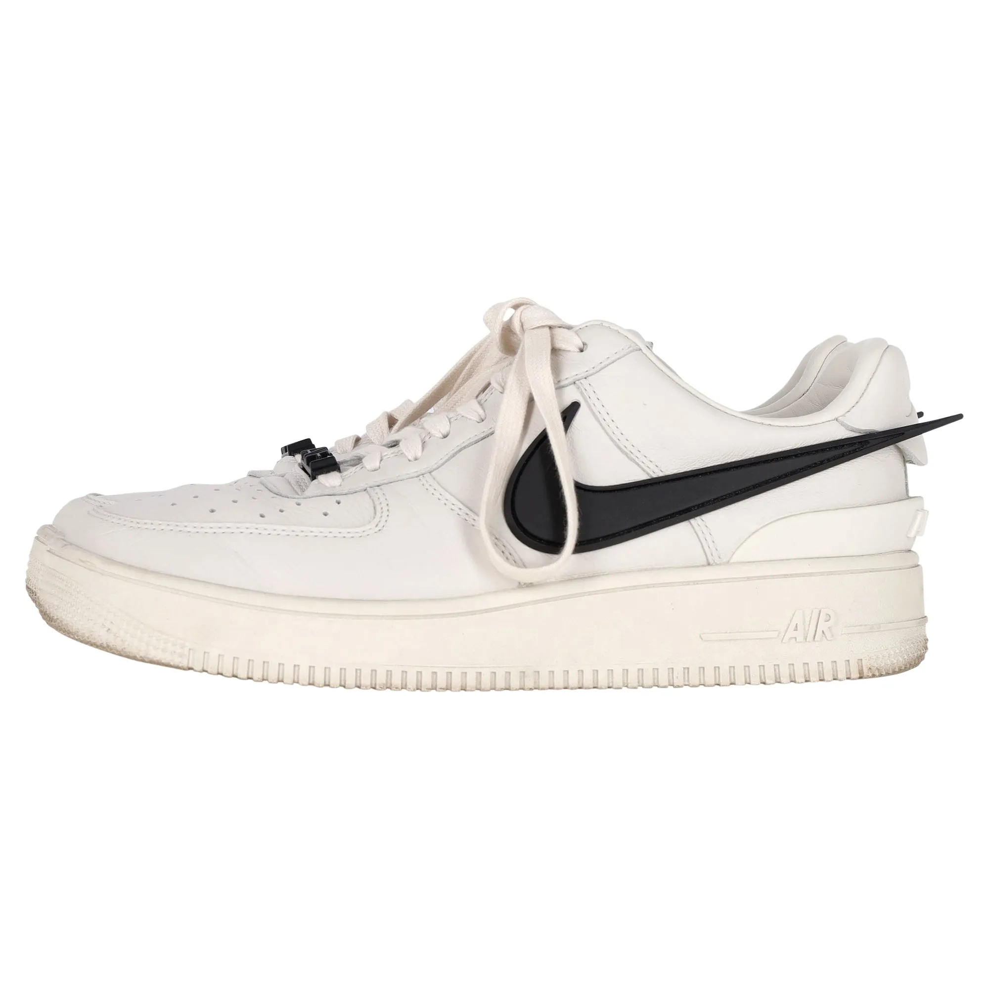 Nike Air Force 1 x AMBUSH Chaussures de sport fantômes en cuir blanc