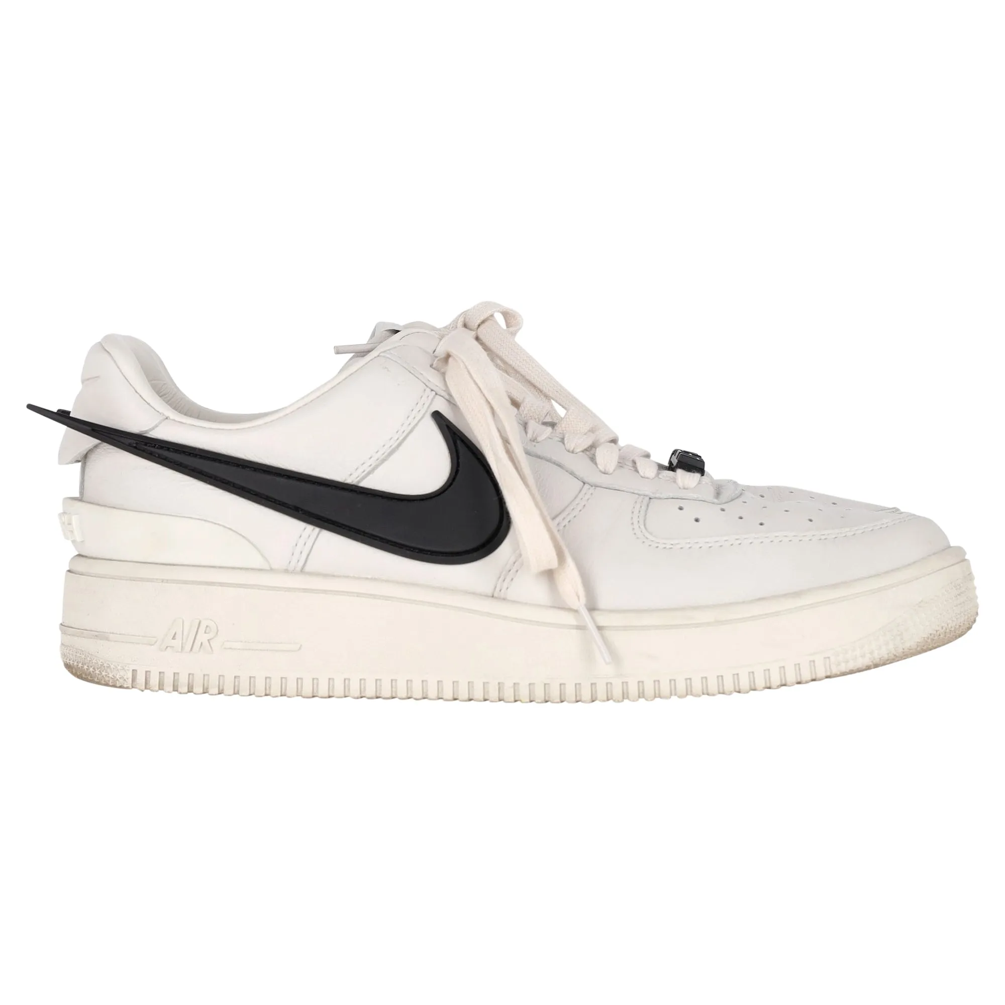 Nike Air Force 1 x AMBUSH Chaussures de sport fantômes en cuir blanc