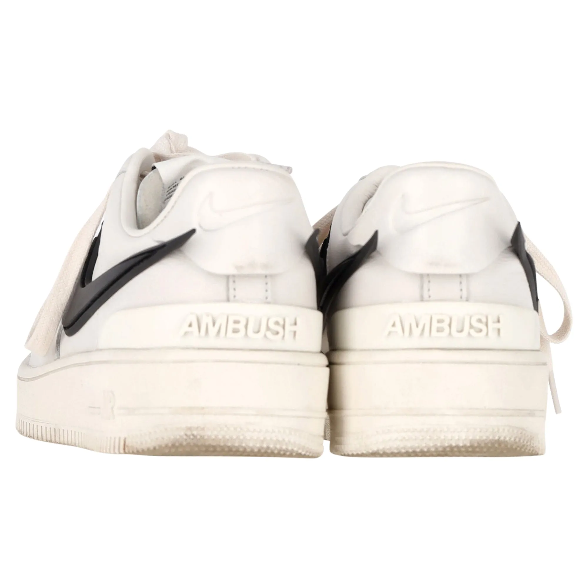 Nike Air Force 1 x AMBUSH Chaussures de sport fantômes en cuir blanc