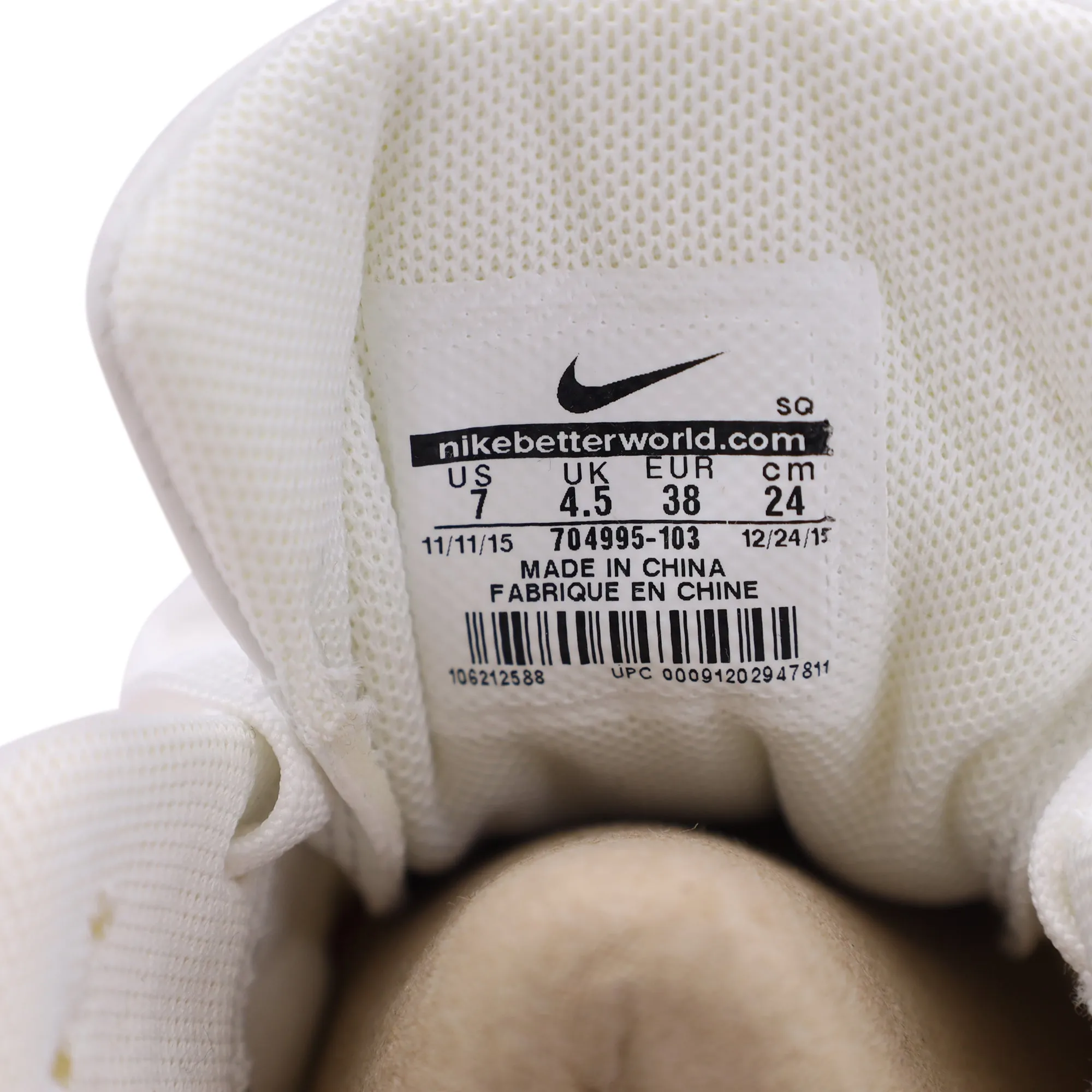 Chaussures Nike Air Max 1 Ultra Moire en daim synthétique blanc et orange