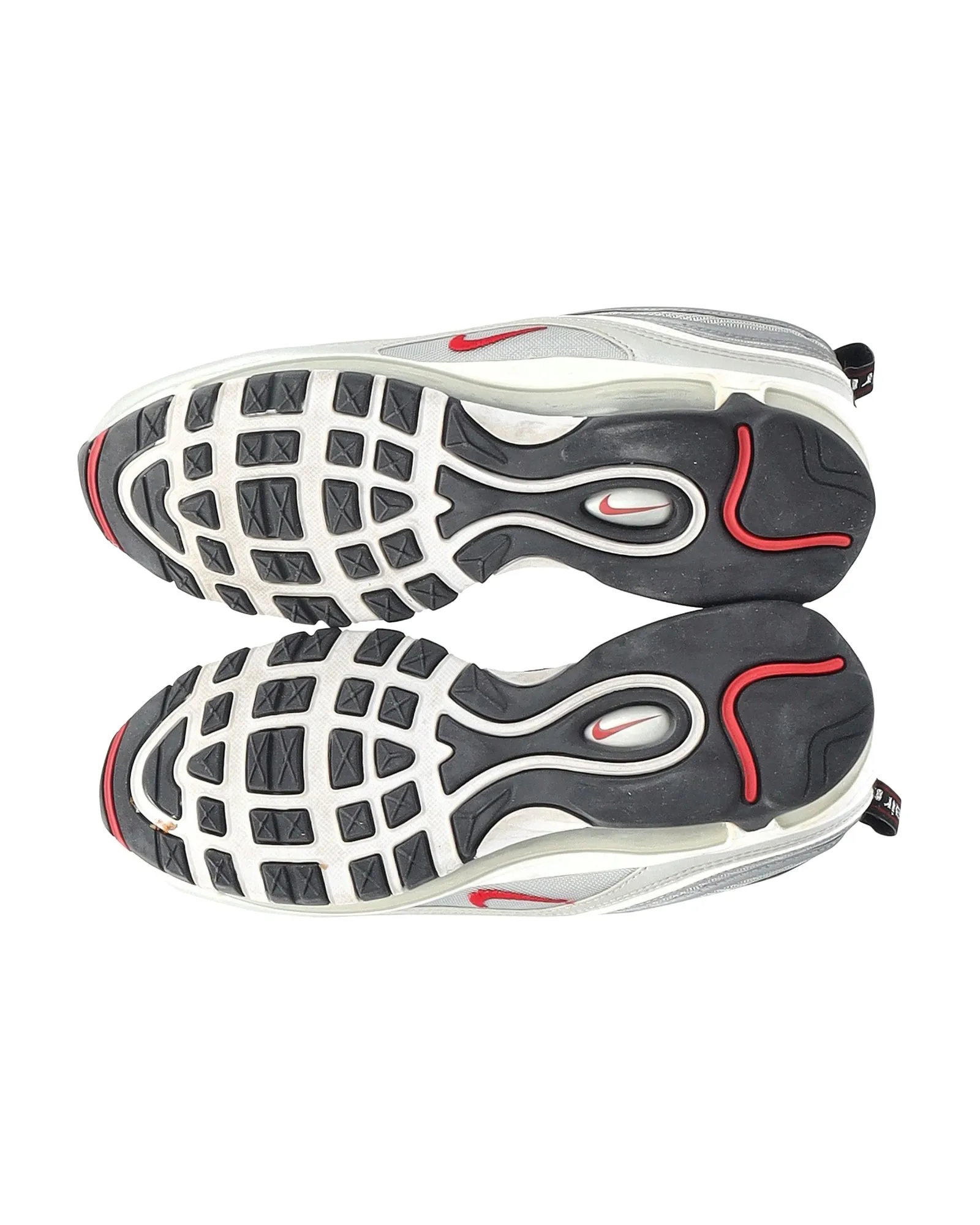 Nike Air Max 97 OG Silver Bullet Chaussures de Sport en Cuir Argenté