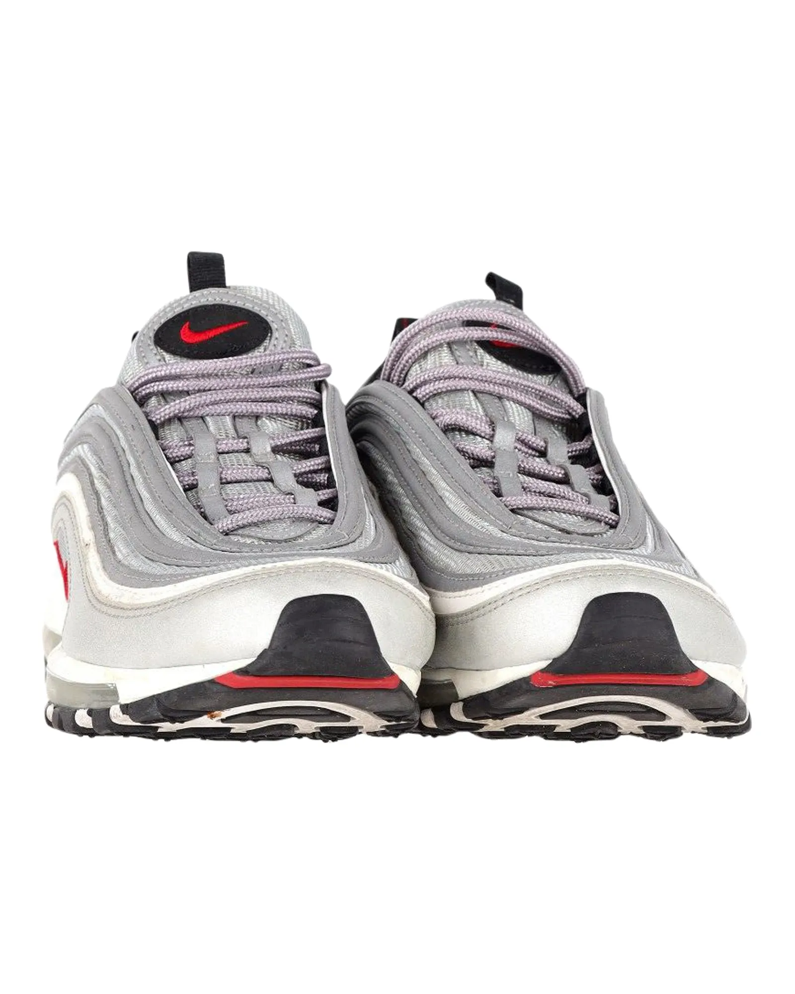 Nike Air Max 97 OG Silver Bullet Chaussures de Sport en Cuir Argenté