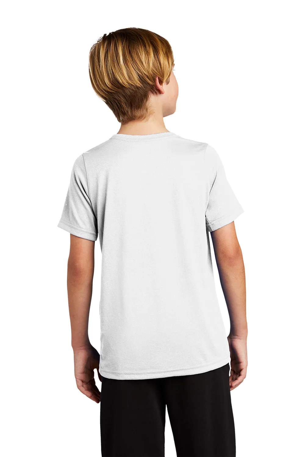 Nike Youth Team rLegend Dri-Fit T-shirt à manches courtes et col rond absorbant l'humidité - Blanc