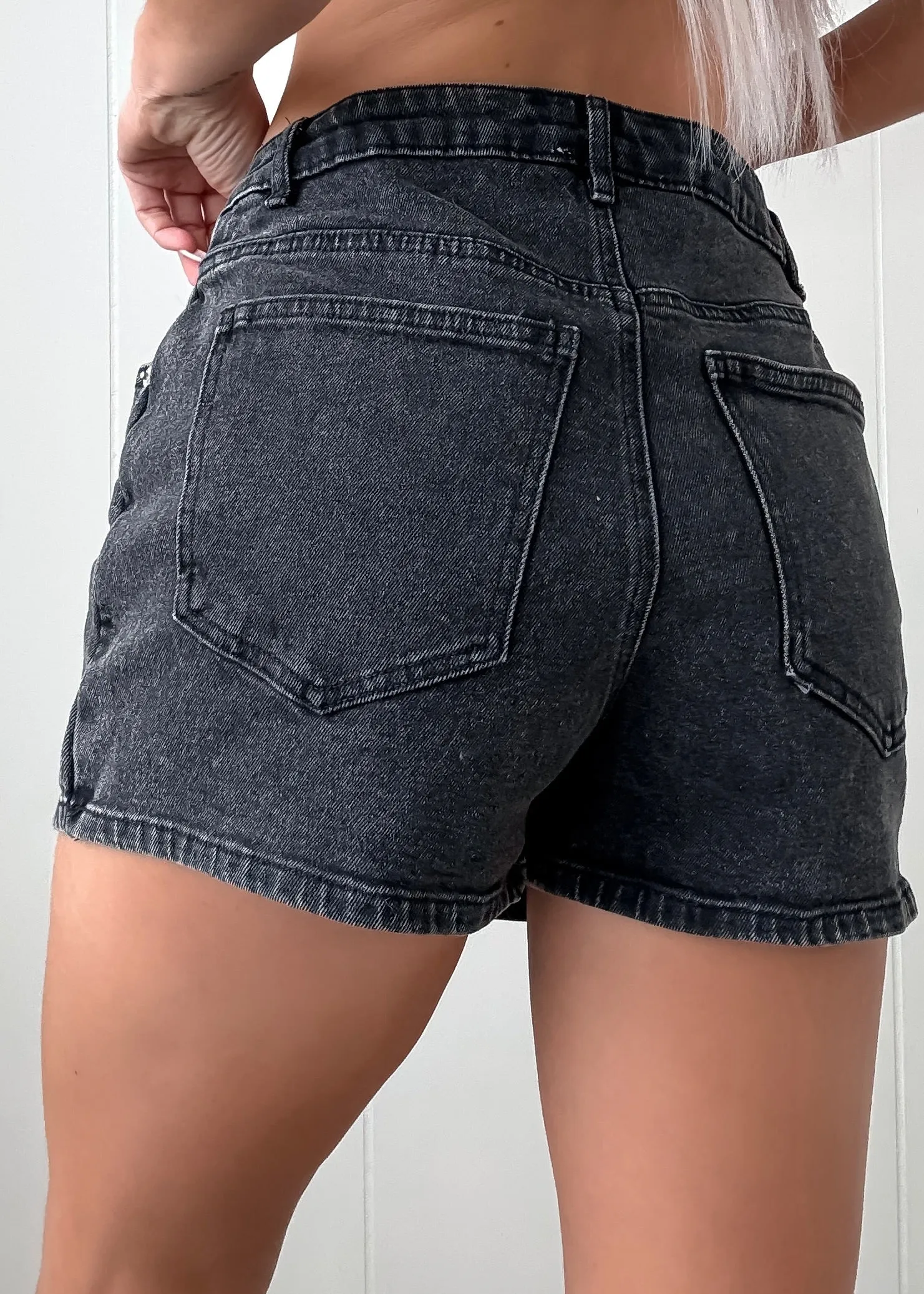 Nomad Luxe Jupe-Short en Jean - Noir
