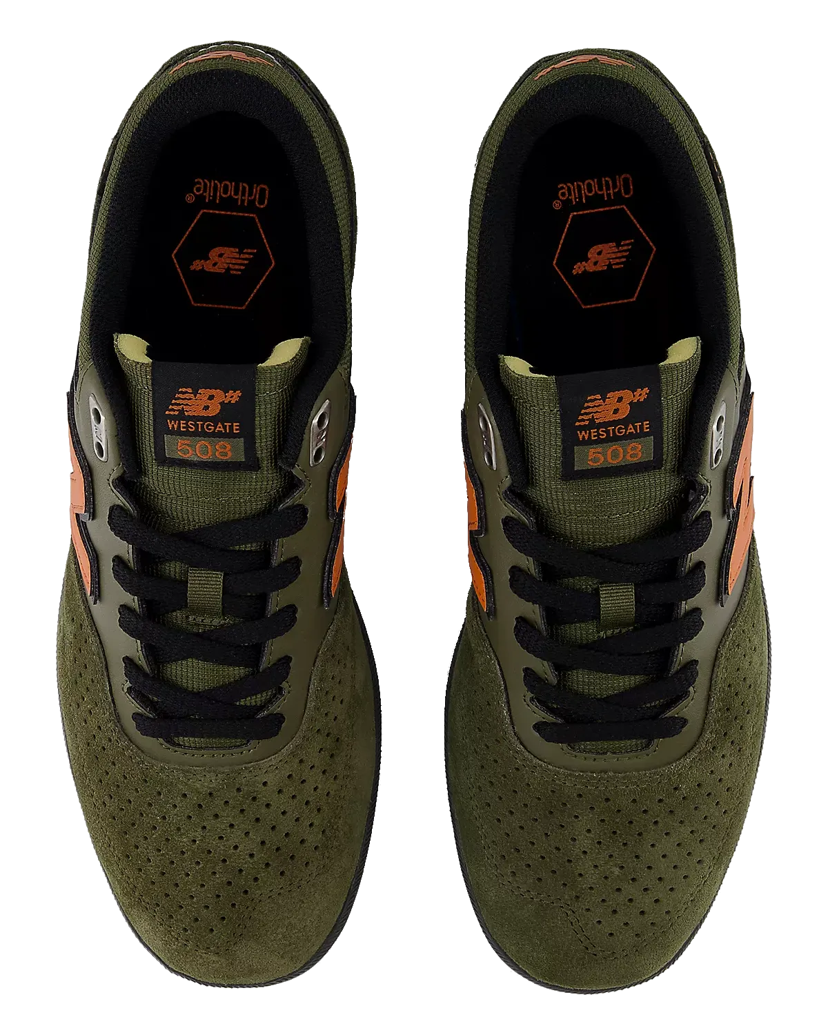 Chaussures Signature Numeric Brandon Westgate 508 en Olive et Rouille
