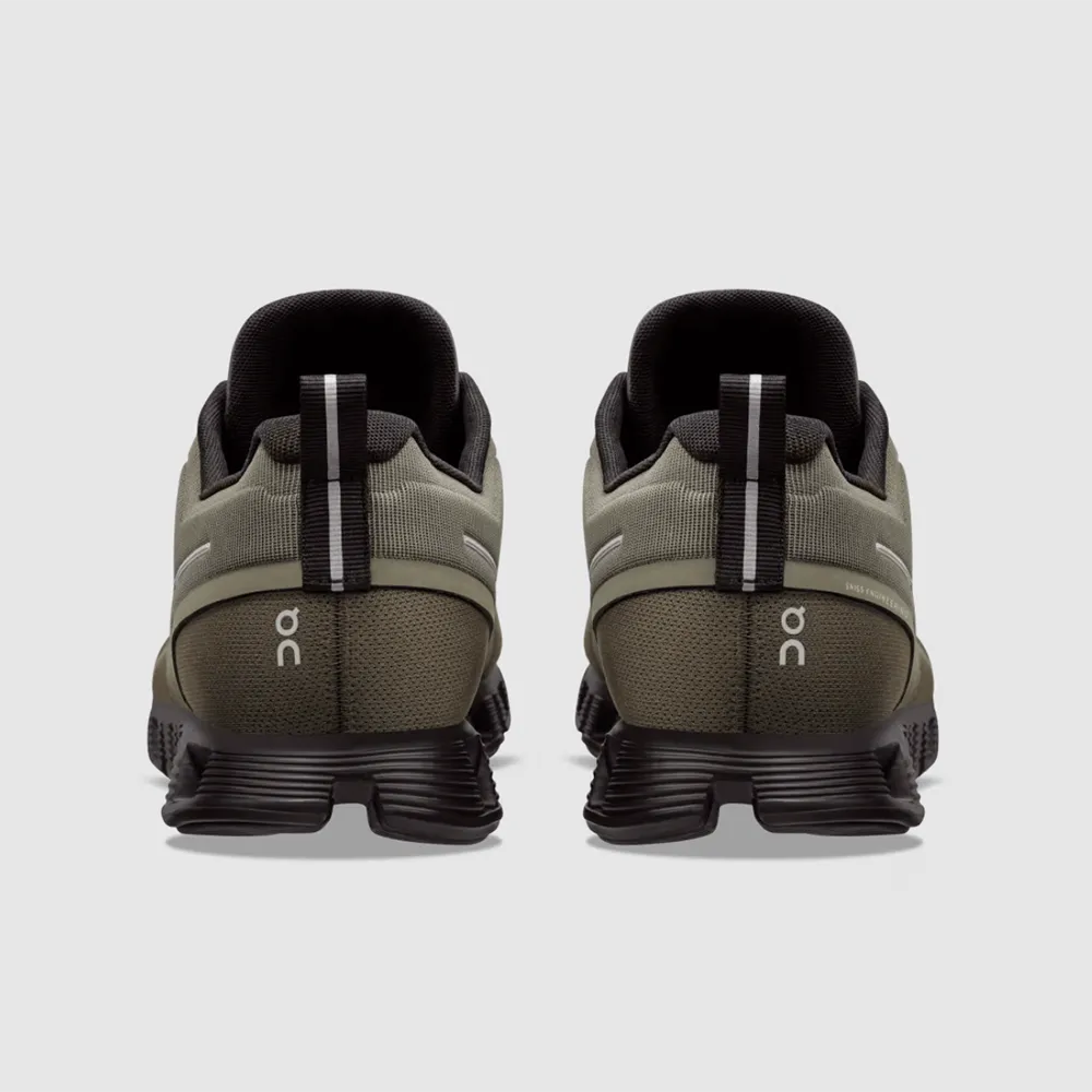 Chaussures On Men's Cloud 5 Imperméables - Olive / Noir sur On Cloud Clothing
