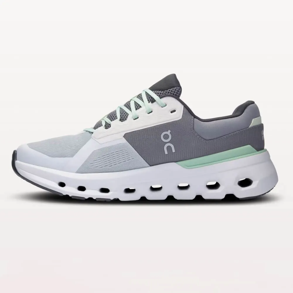 Sur les chaussures On Men's Cloudrunner 2 Wide - Glacier / Sauge Sur les vêtements On Cloud