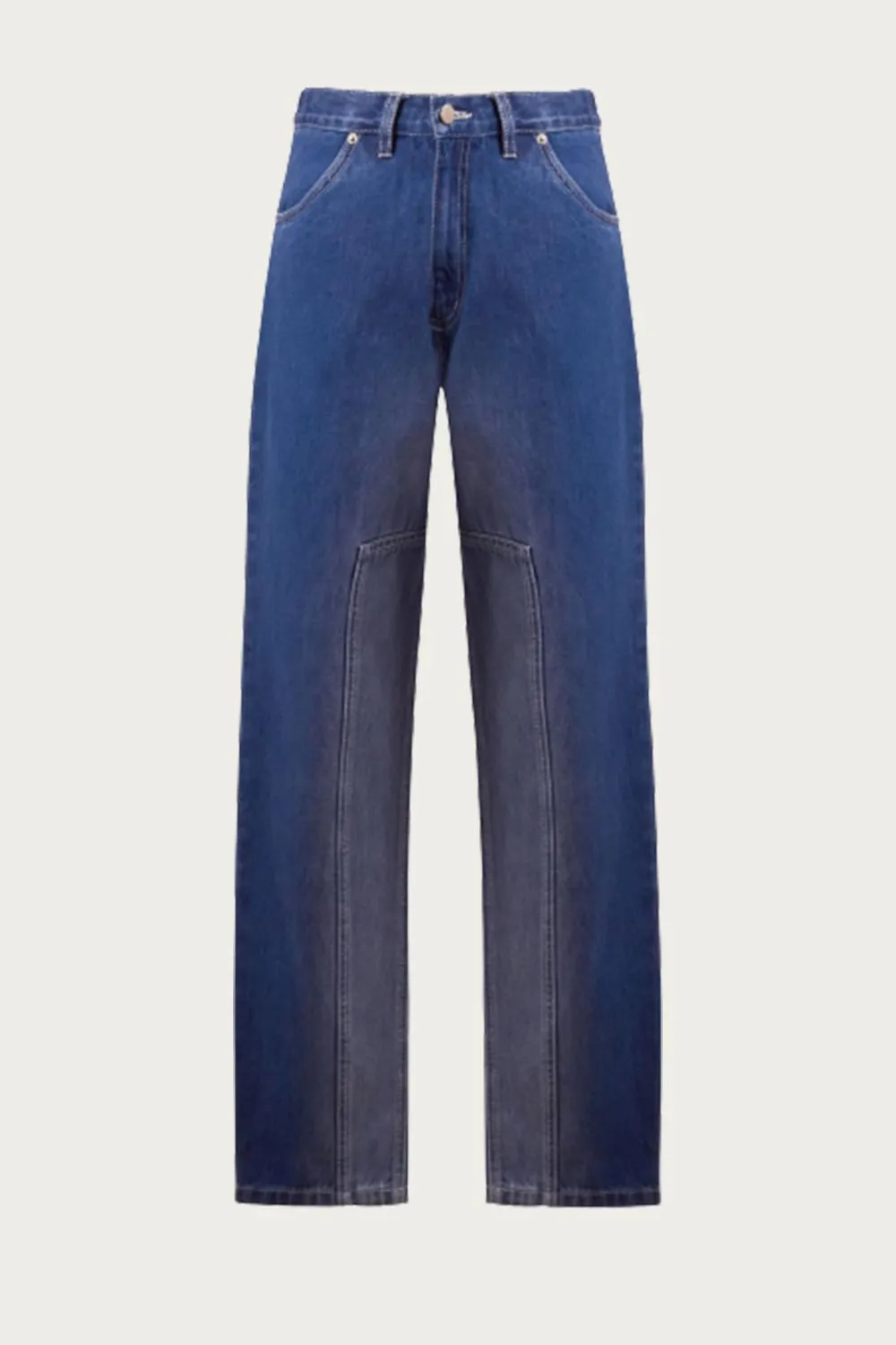Pantalon Denim Panel en Indigo