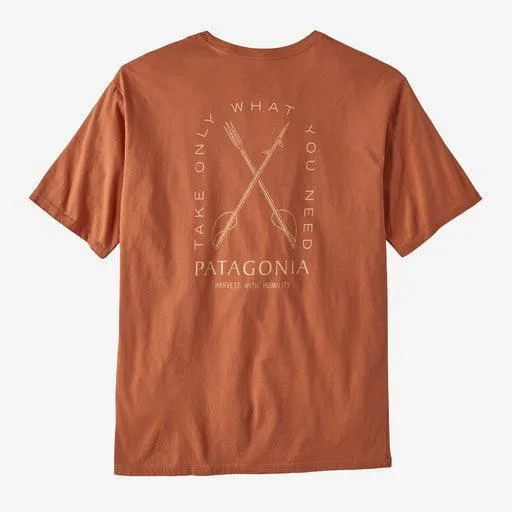 Patagonia T-Shirt Bio CTA Humble Harvest : Terre de Sienne Vêtements Patagonia