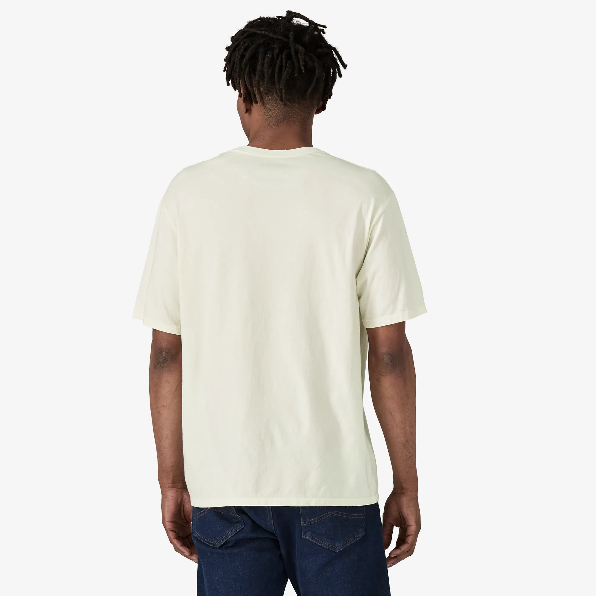 T-shirt pour hommes Patagonia '73 Logo Textuel en coton biologique