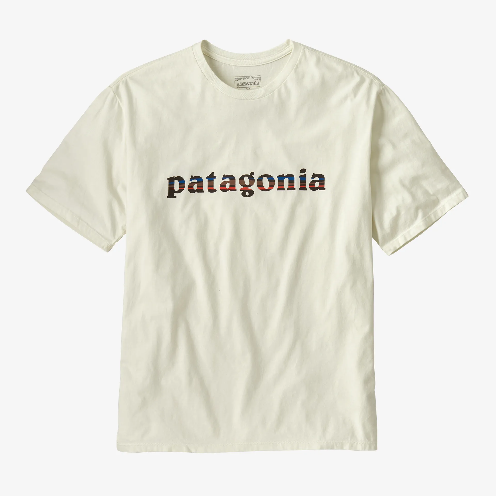 T-shirt pour hommes Patagonia '73 Logo Textuel en coton biologique