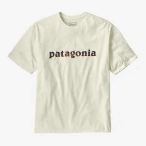 Patagonia Mens T-Shirts Men's '73 Text Logo Organic T-Shirt