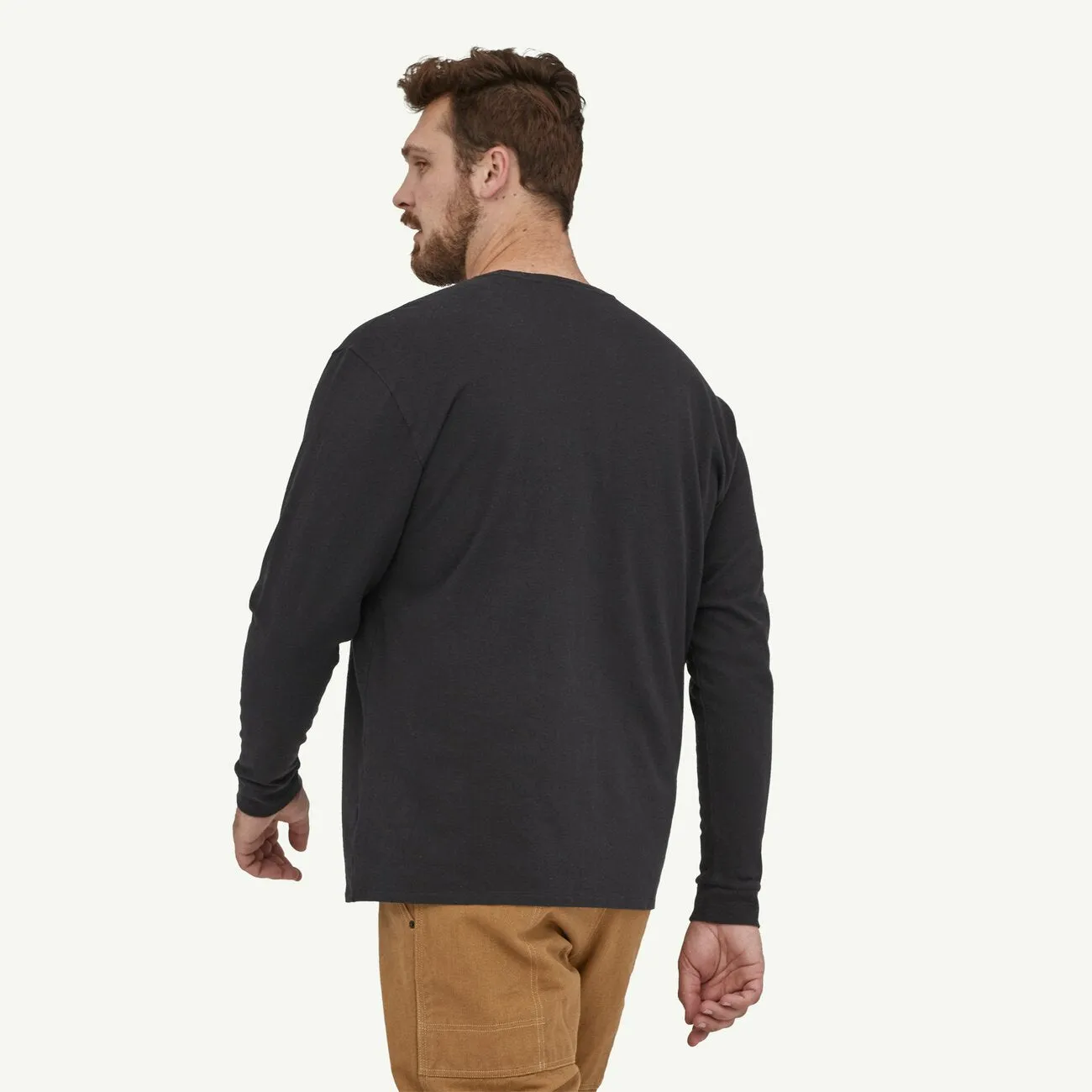 T-shirt pour hommes Patagonia - T-shirt de travail à manches longues avec poche
