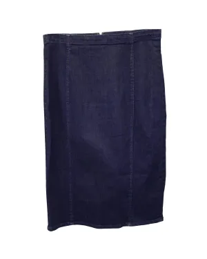 Jupe crayon Polo Ralph Lauren en denim bleu coton