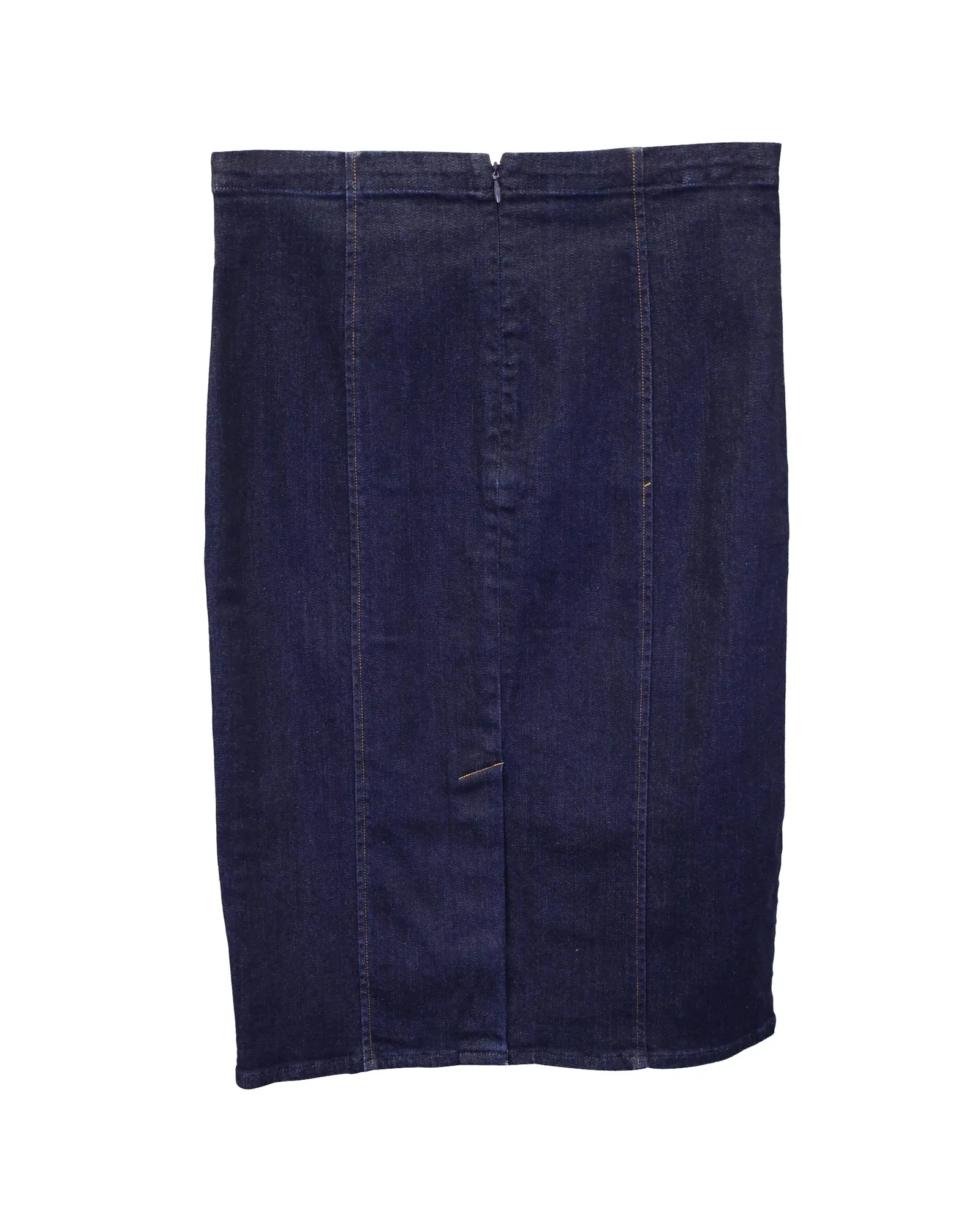 Jupe crayon Polo Ralph Lauren en denim bleu coton