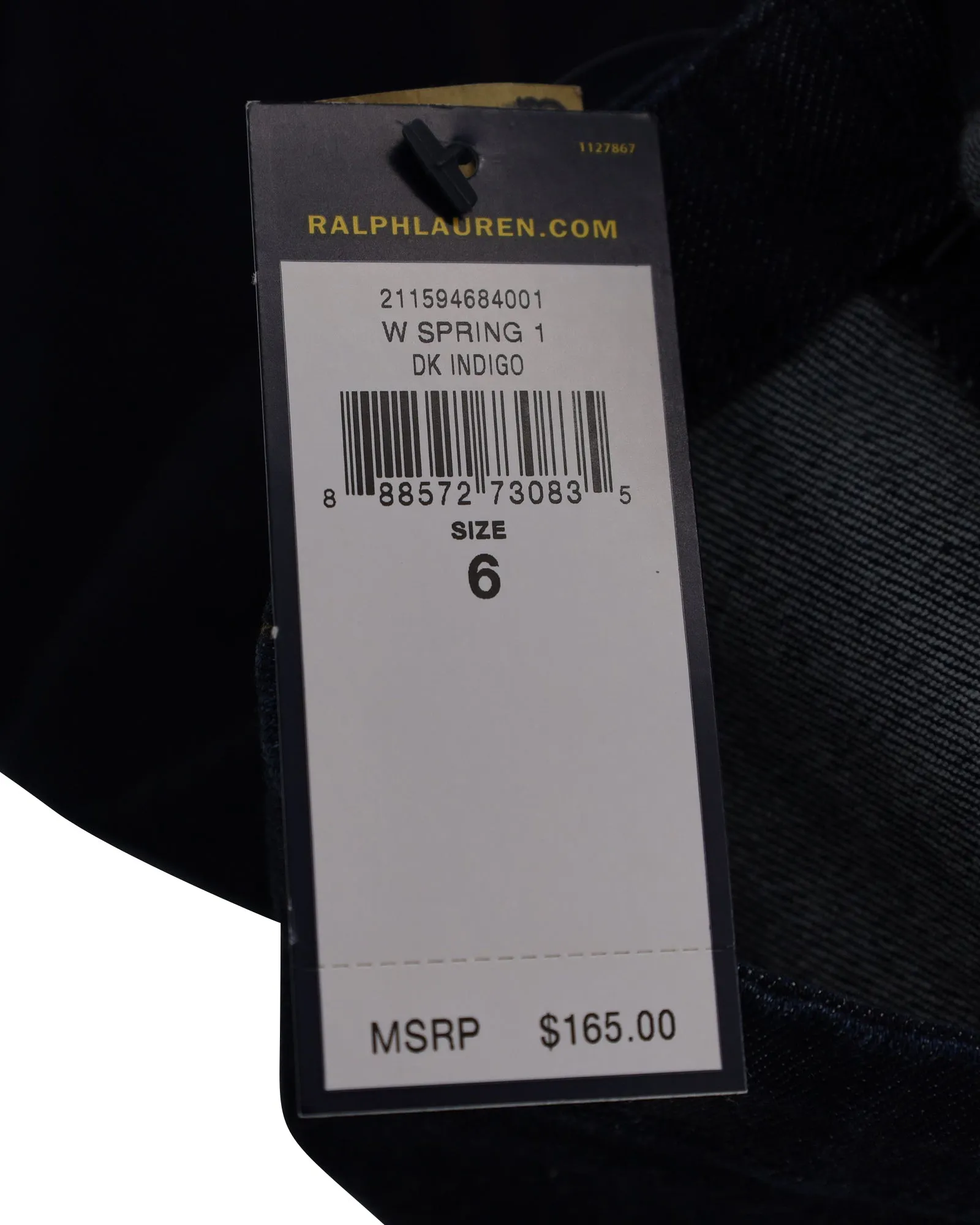 Jupe crayon Polo Ralph Lauren en denim bleu coton