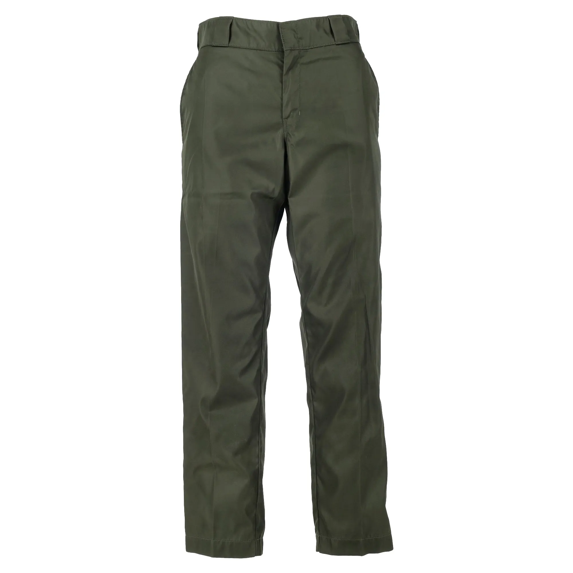 Pantalon Prada à logo triangle en nylon vert
