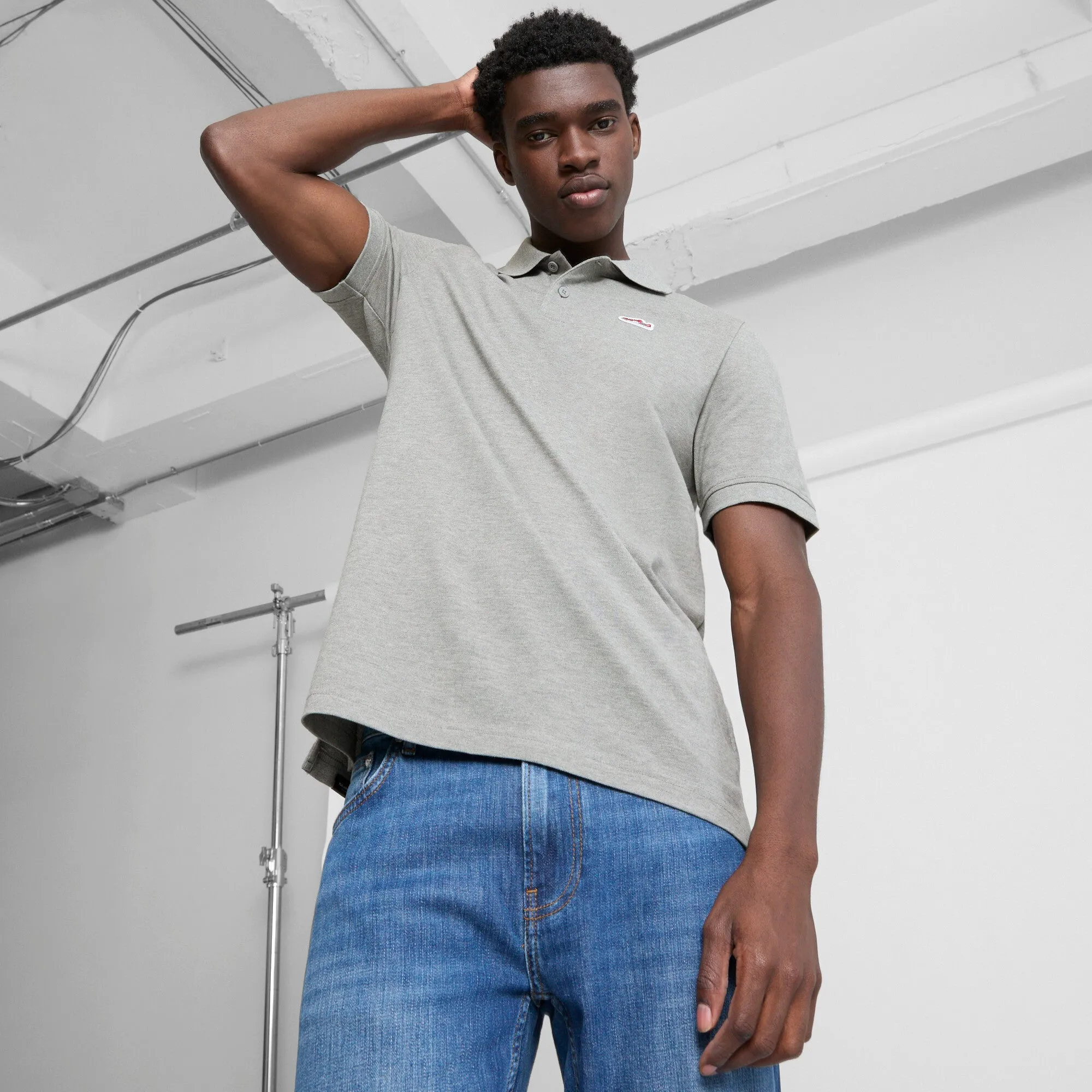Polo Logo Suède pour Homme PUMA