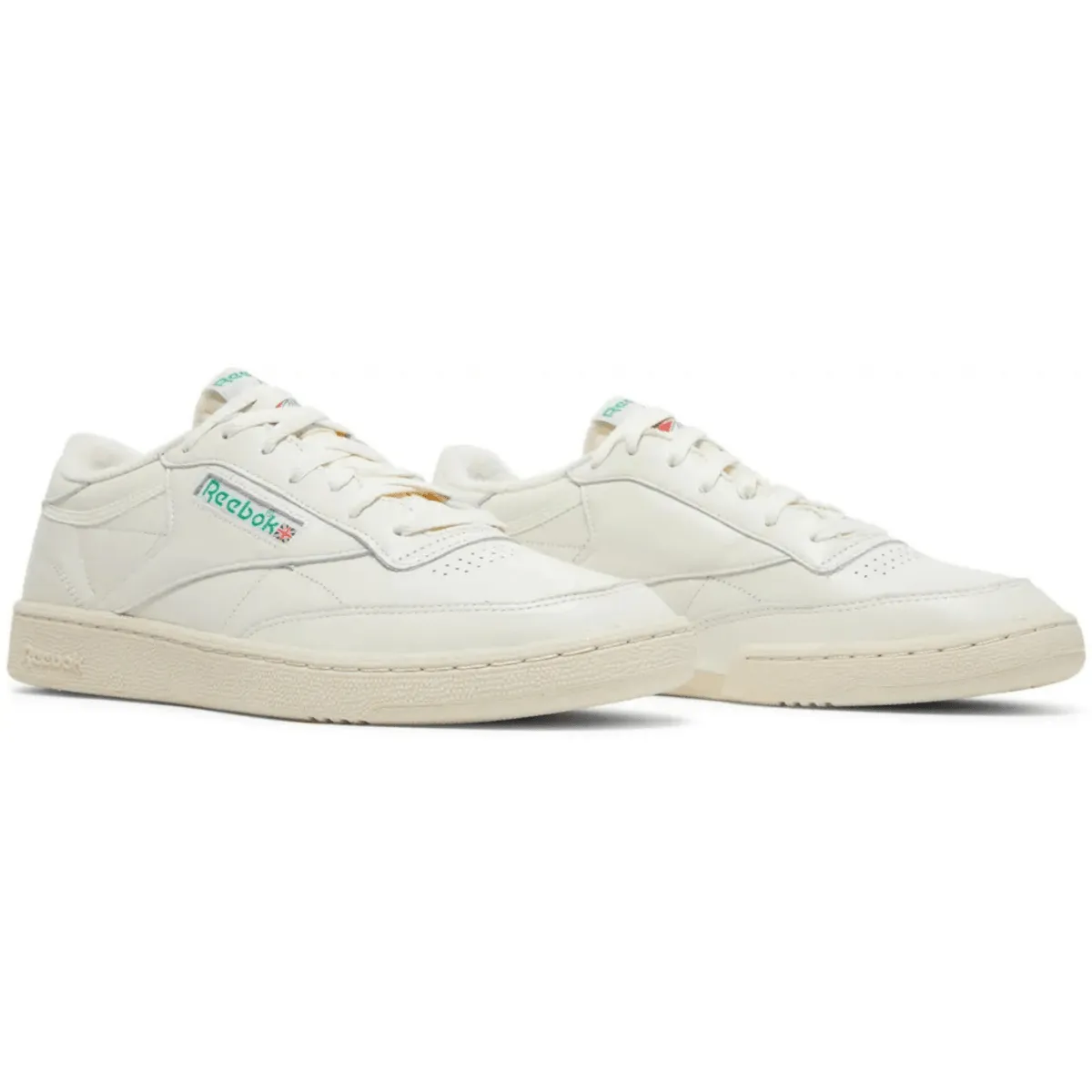 Reebok Club C 85 Vintage pour Homme Craie/Blanc Papier/Vert Glen