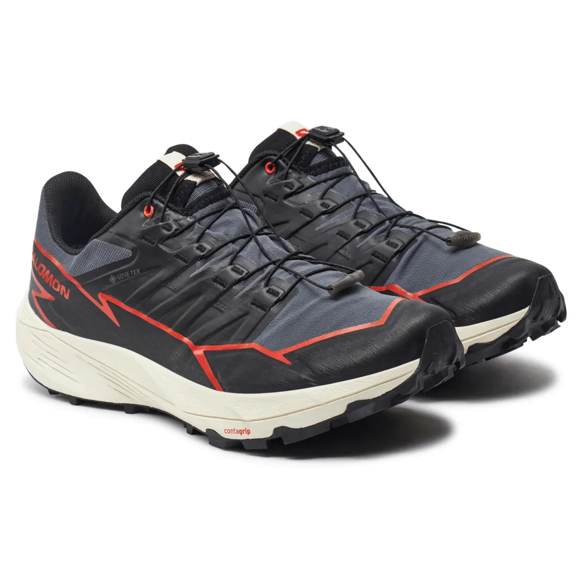 Salomon Thundercross Gore-Tex pour Homme Turbulence/Noir/Tomate Cerise