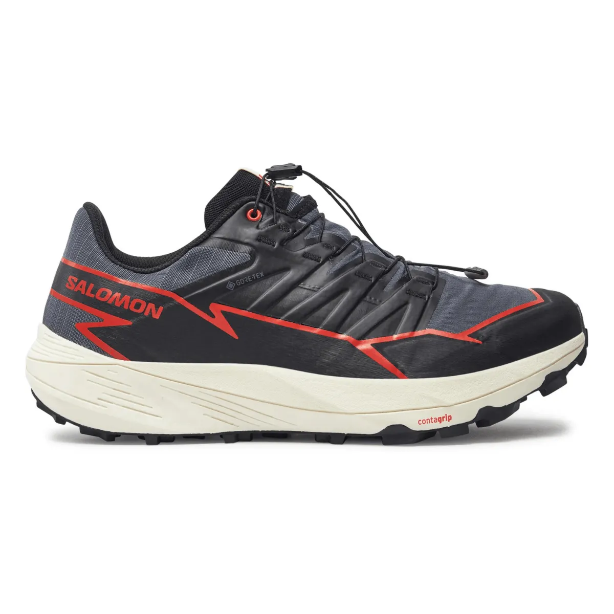 Salomon Thundercross Gore-Tex pour Homme Turbulence/Noir/Tomate Cerise