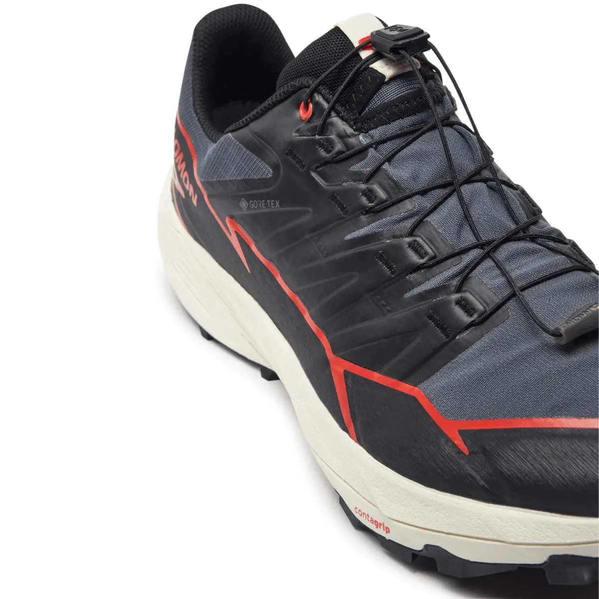 Salomon Thundercross Gore-Tex pour Homme Turbulence/Noir/Tomate Cerise