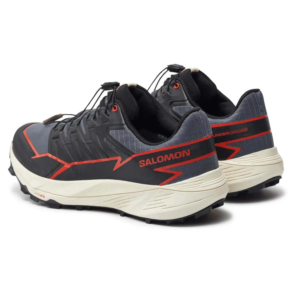 Salomon Thundercross Gore-Tex pour Homme Turbulence/Noir/Tomate Cerise