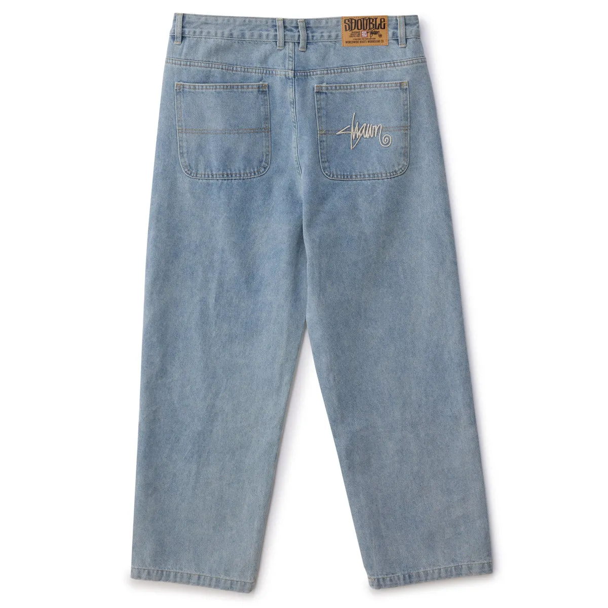 S/Double - Jean Denim Standard à Effets Délavés - Vêtements S/Double