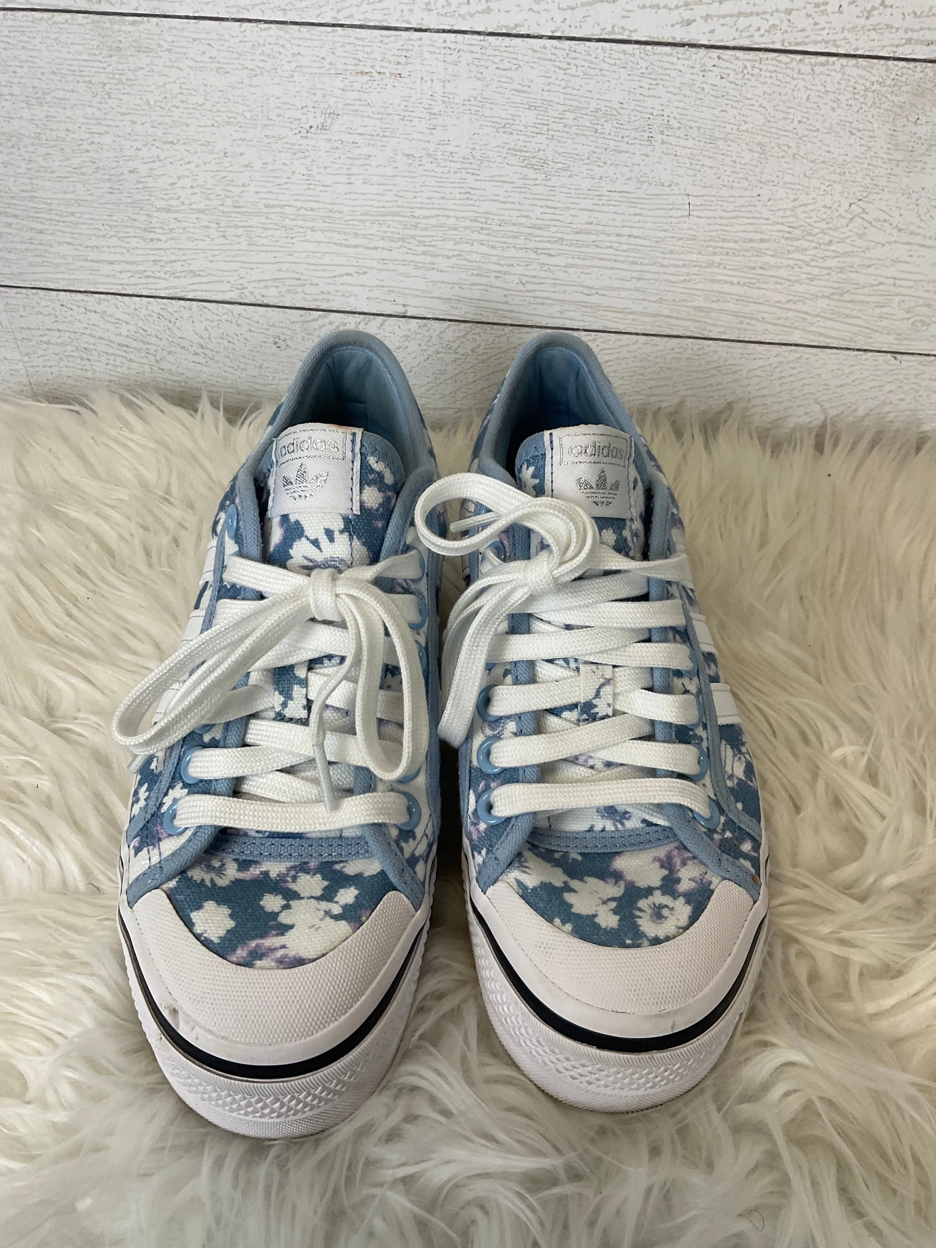 Chaussures Sneakers Adidas en bleu, Taille : 8.5