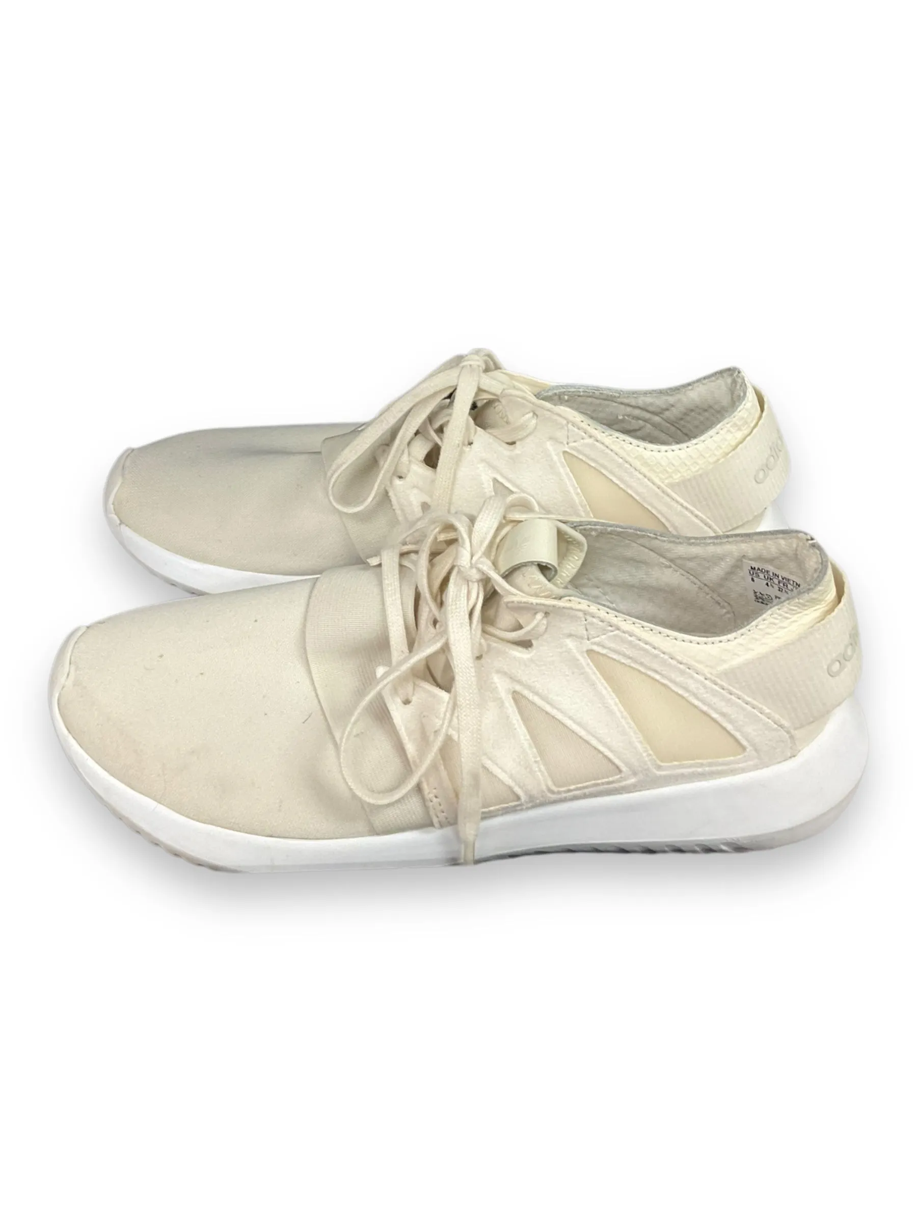 Chaussures Sneakers par Adidas en ivoire, Taille : 6