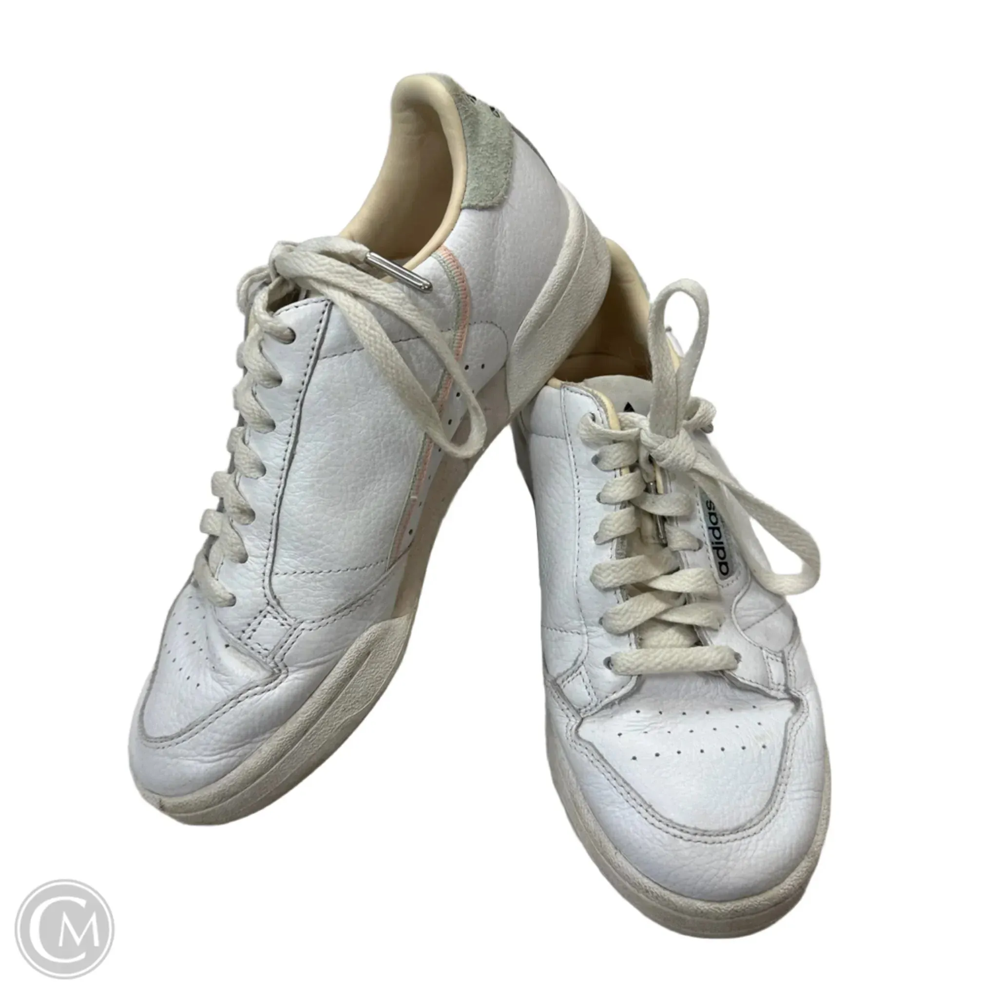Chaussures Sneakers par Adidas en blanc, Taille : 7.5