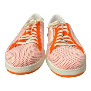 Chaussures Sneakers par Cole-Haan en orange et blanc, Taille : 10