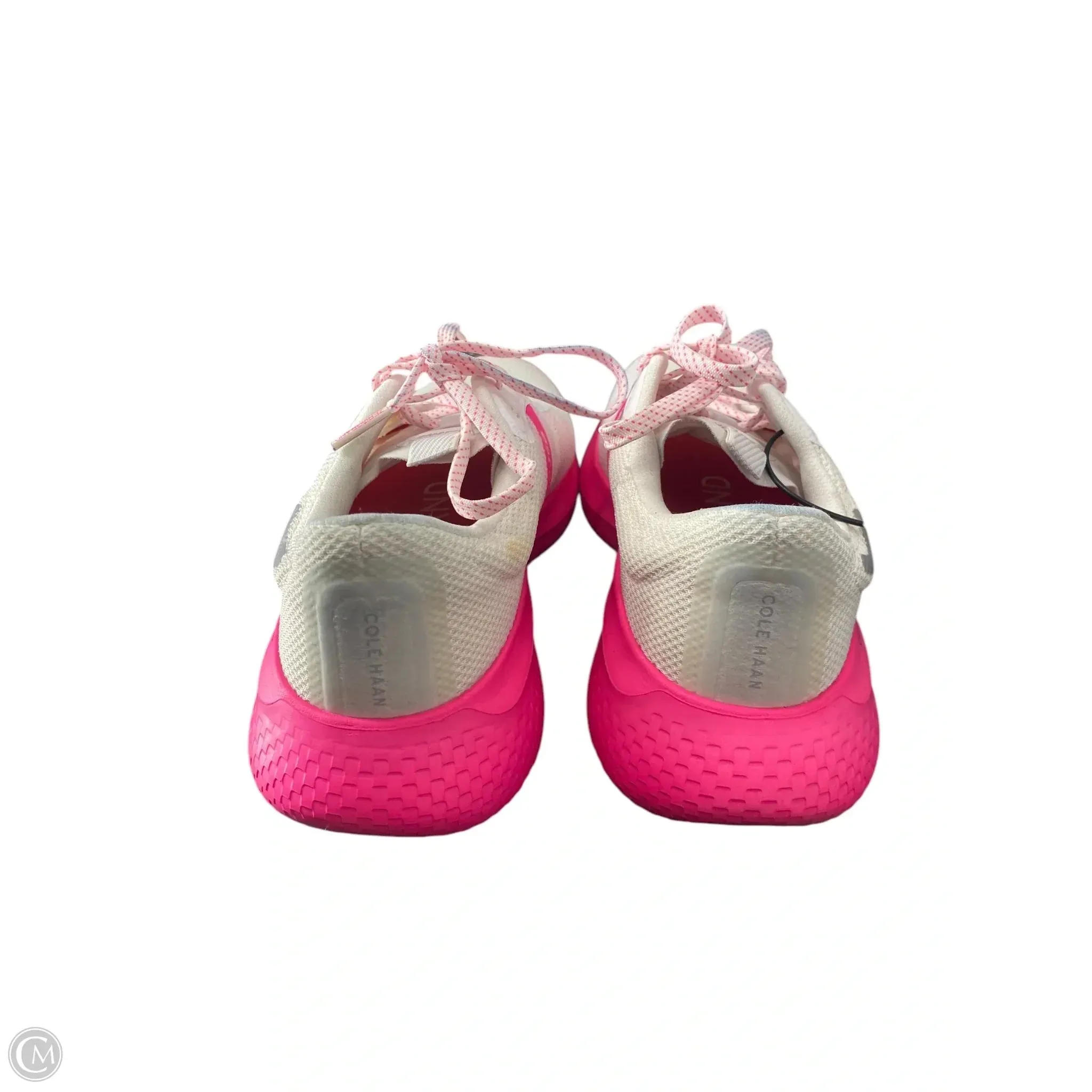Chaussures Sneakers par Cole-Haan en rose et blanc, Taille : 7.5
