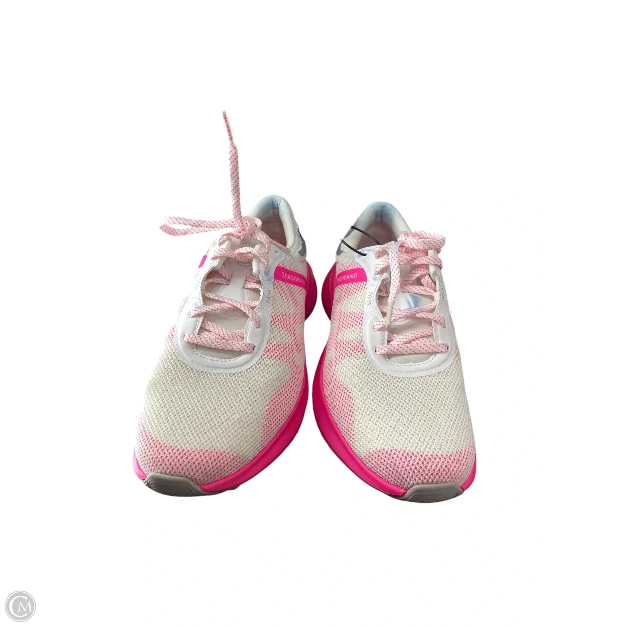 Chaussures Sneakers par Cole-Haan en rose et blanc, Taille : 7.5
