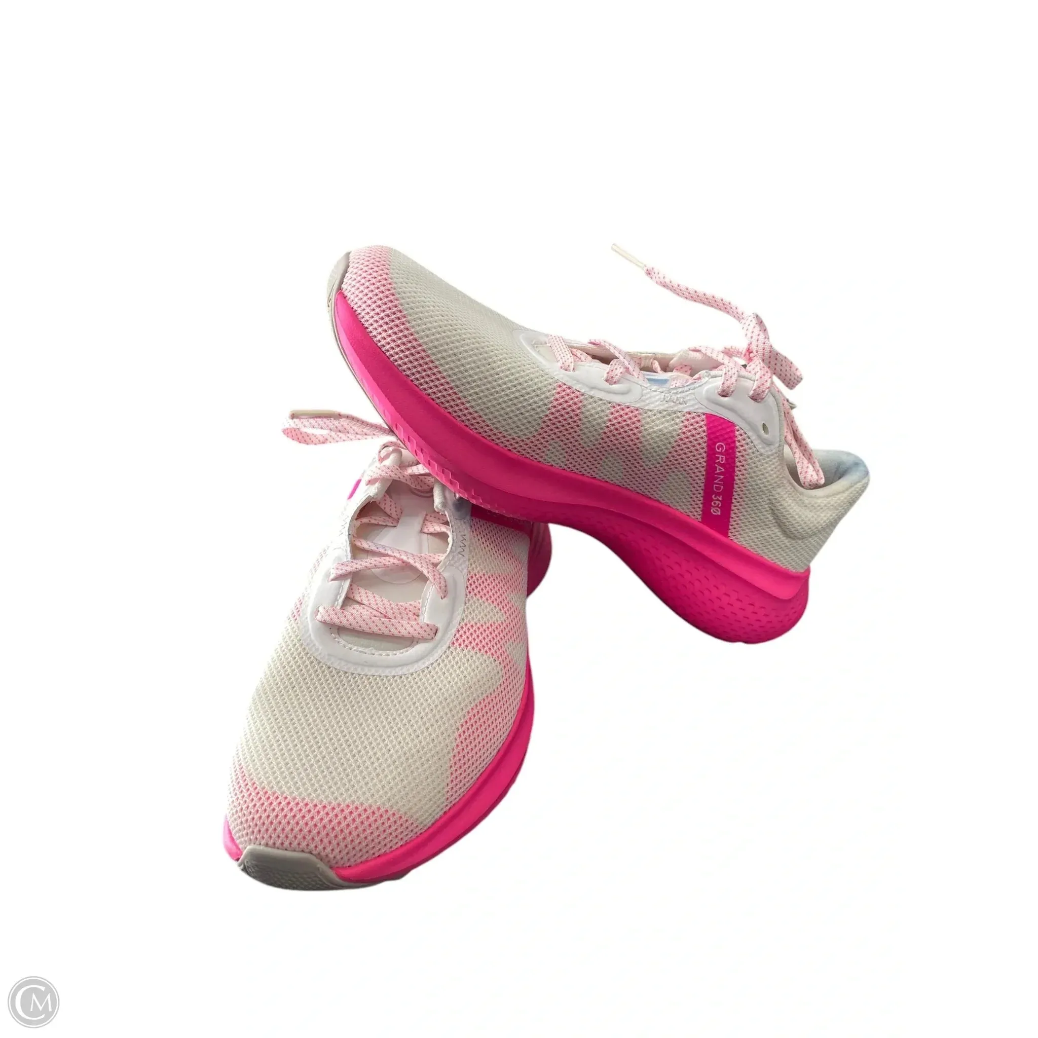 Chaussures Sneakers par Cole-Haan en rose et blanc, Taille : 7.5