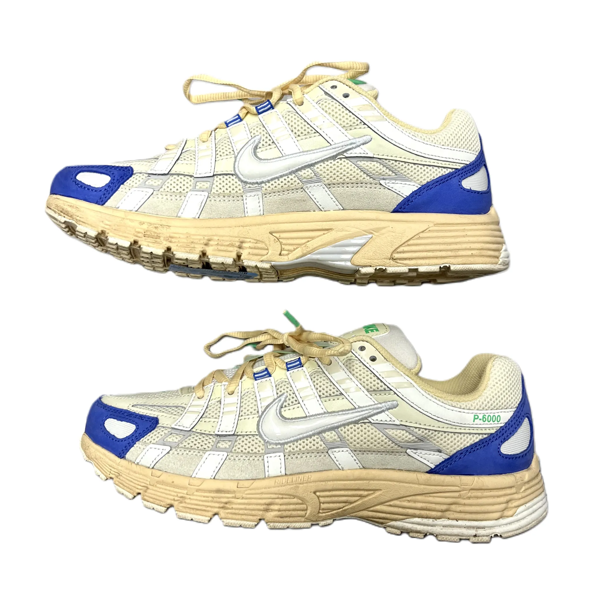 Chaussures Sneakers Nike en Bleu & Beige, Taille : 11