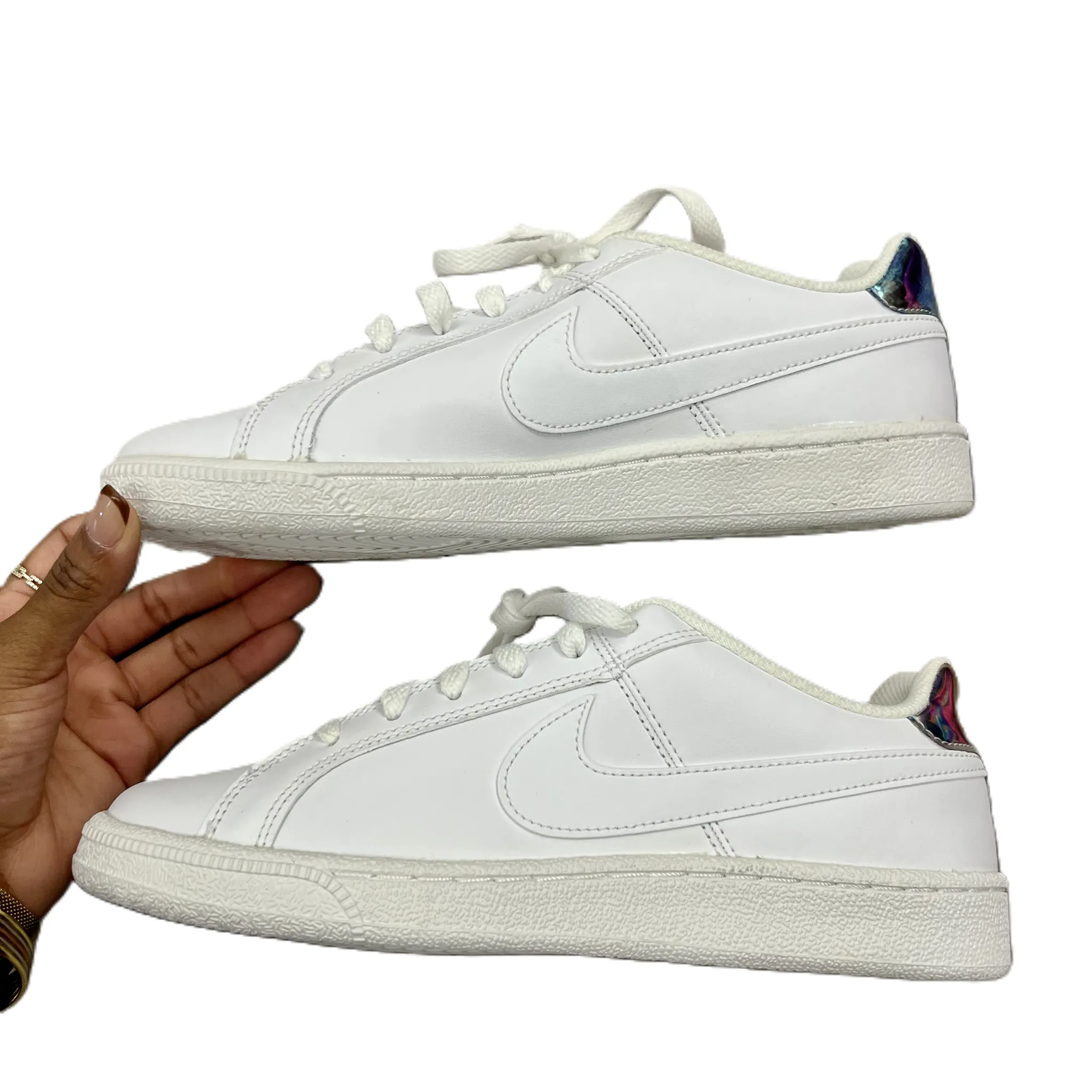 Chaussures Sneakers Nike en blanc, Taille : 8.5
