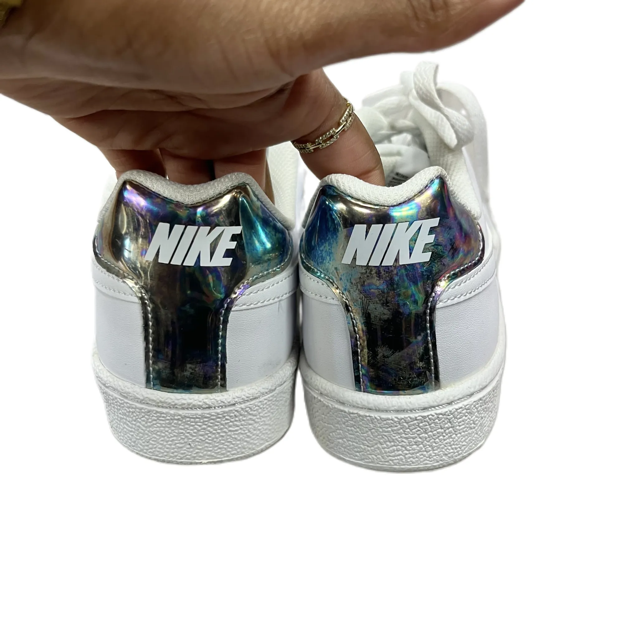 Chaussures Sneakers Nike en blanc, Taille : 8.5