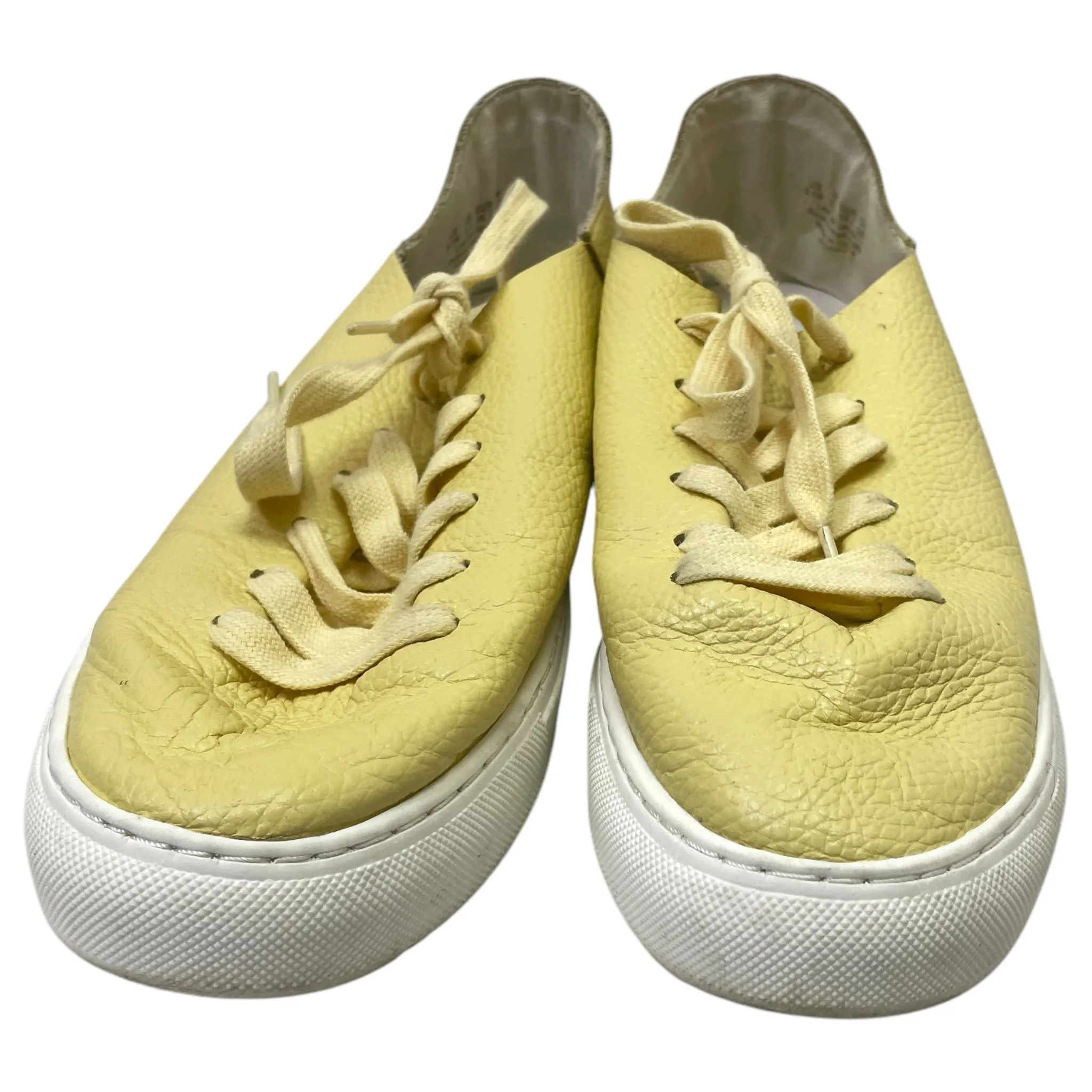 Chaussures Sneakers par Sam Edelman en jaune, Taille : 8.5